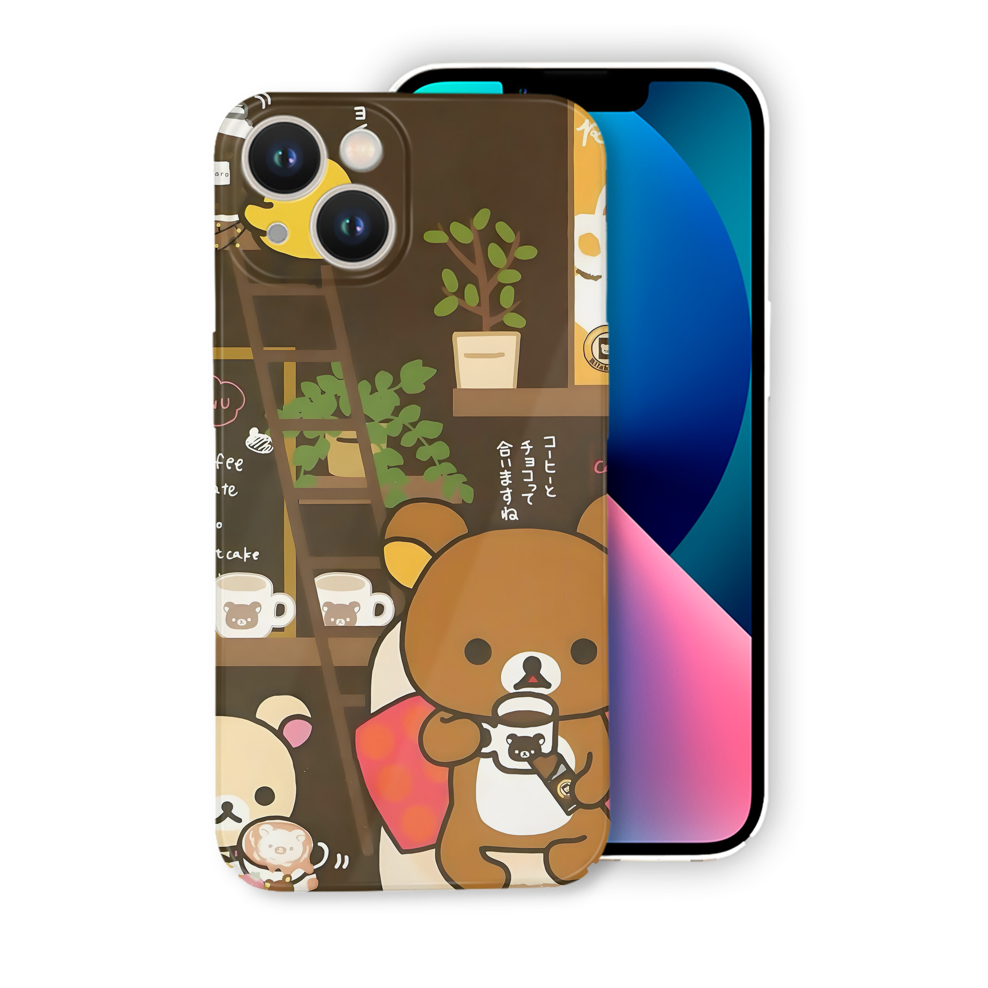 （画像用） リラックマ リラックマ キイロイトリ Rilakkuma Korilakkuma Kiiroitori 【iPhone 14シリーズ対応】ハードケース
