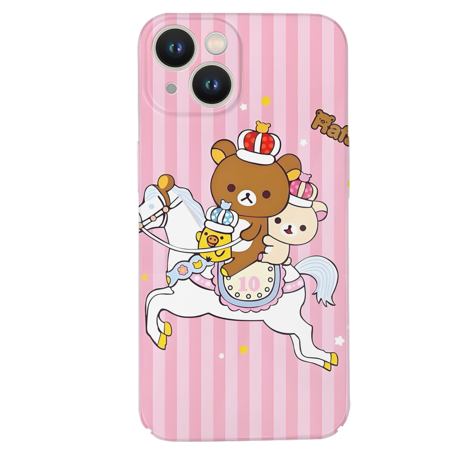 （画像用） リラックマ リラックマ キイロイトリ Rilakkuma Korilakkuma Kiiroitori 【iPhone 14シリーズ対応】ハードケース