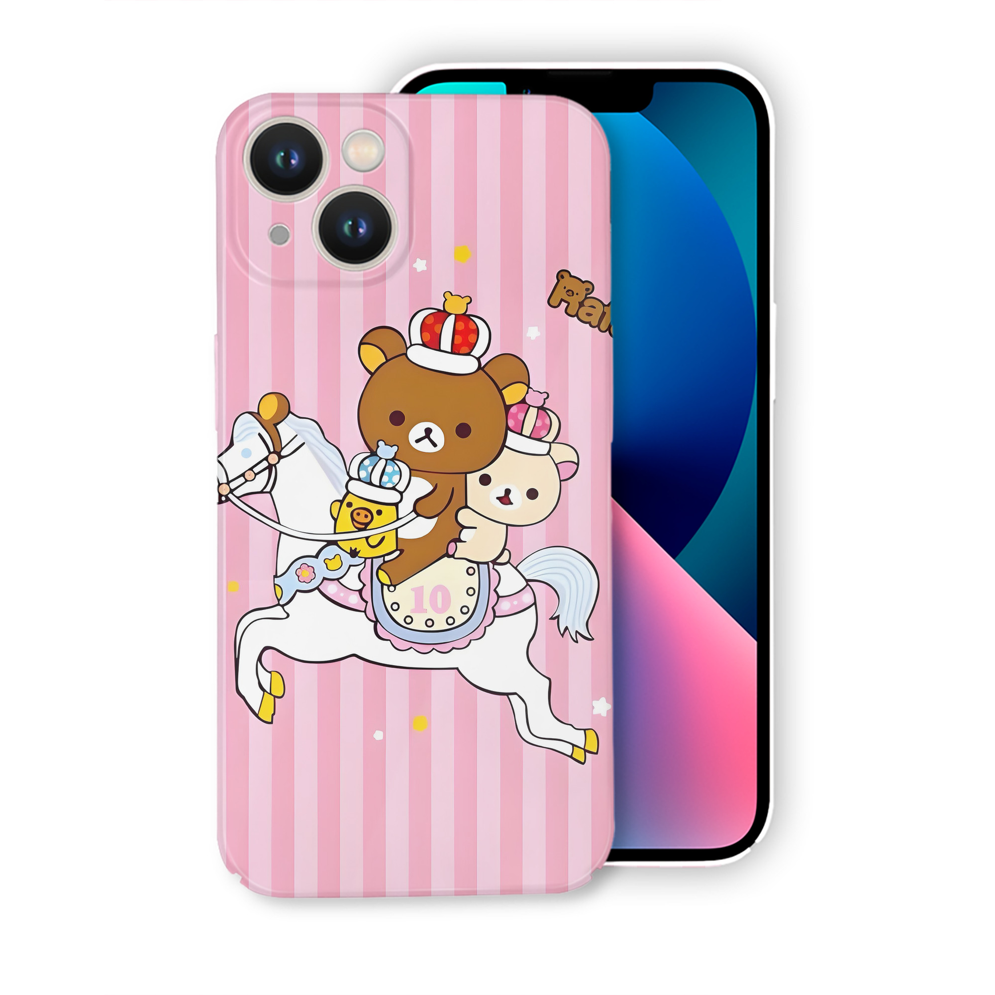 （画像用） リラックマ リラックマ キイロイトリ Rilakkuma Korilakkuma Kiiroitori 【iPhone 14シリーズ対応】ハードケース