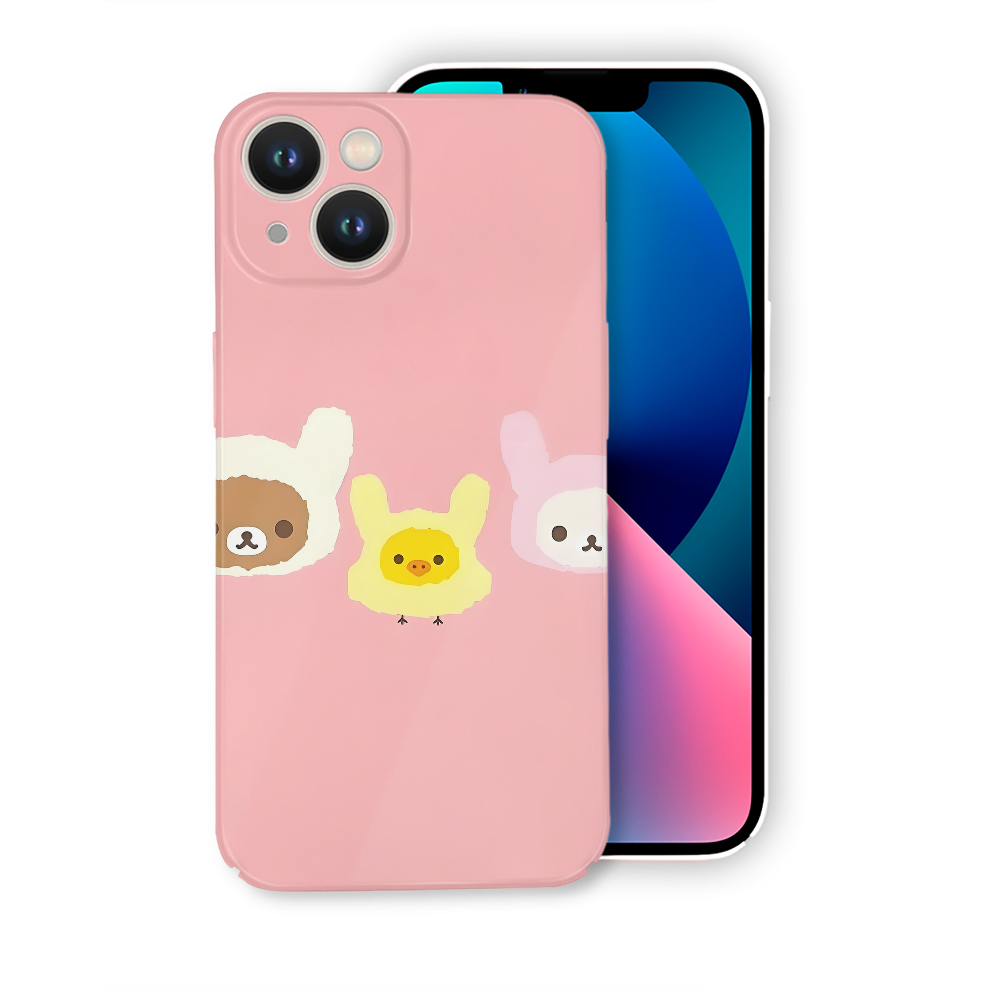 （画像用） リラックマ リラックマ キイロイトリ Rilakkuma Korilakkuma Kiiroitori 【iPhone 14シリーズ対応】ハードケース