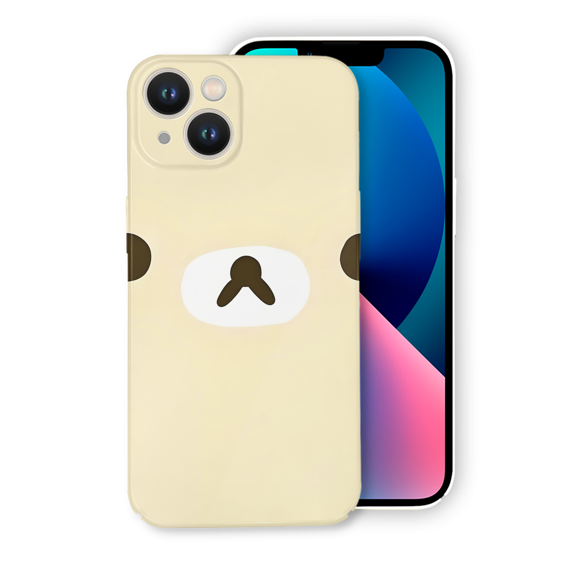 （画像用） リラックマ リラックマ キイロイトリ Rilakkuma Korilakkuma Kiiroitori 【iPhone 14シリーズ対応】ハードケース