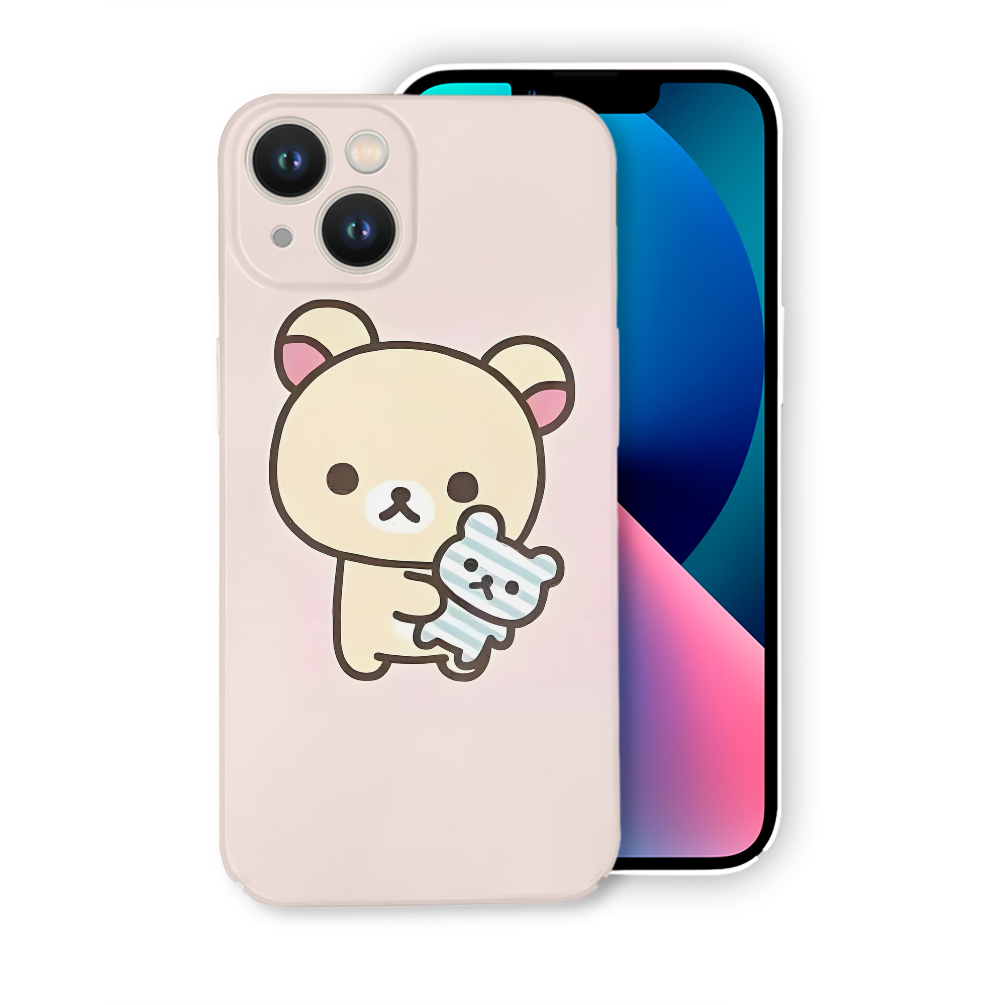 （画像用） リラックマ リラックマ キイロイトリ Rilakkuma Korilakkuma Kiiroitori 【iPhone 14シリーズ対応】ハードケース