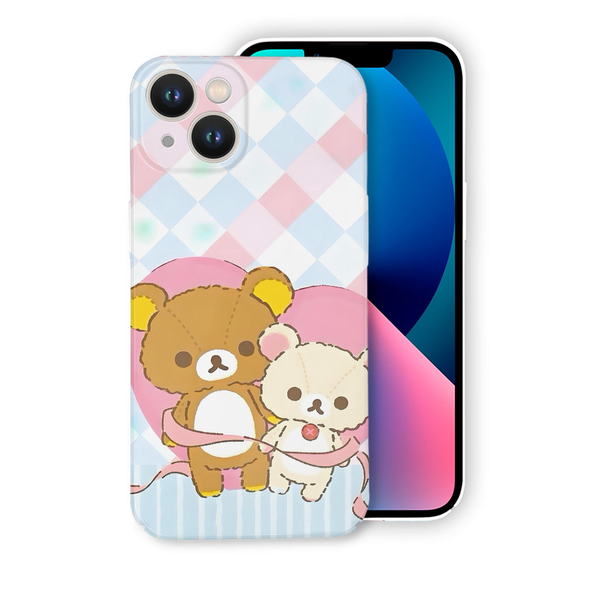 （画像用） リラックマ リラックマ キイロイトリ Rilakkuma Korilakkuma Kiiroitori 【iPhone 14シリーズ対応】ハードケース