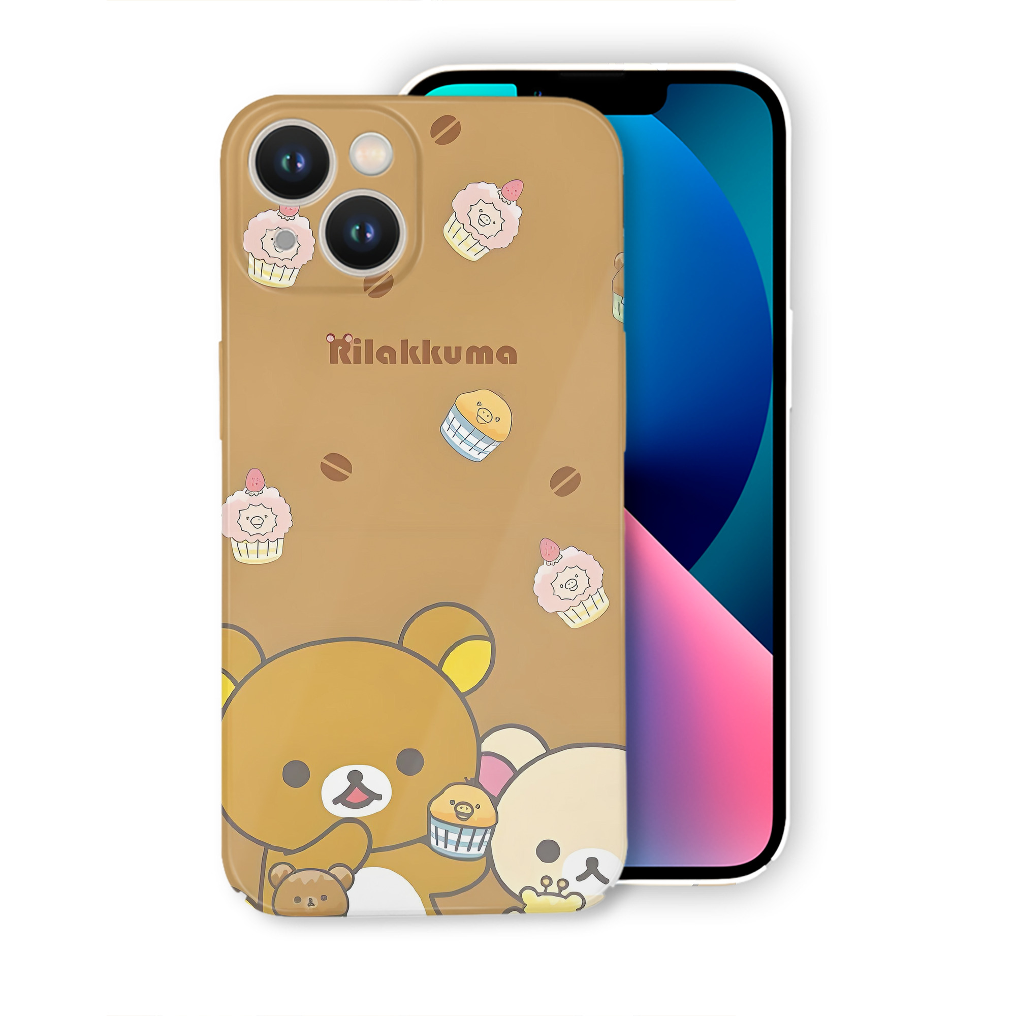 （画像用） リラックマ リラックマ キイロイトリ Rilakkuma Korilakkuma Kiiroitori 【iPhone 14シリーズ対応】ハードケース