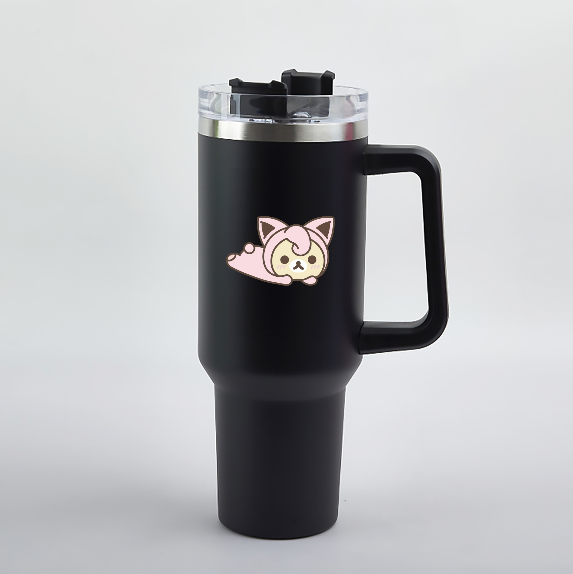 （画像用） リラックマ リラックマ キイロイトリ Rilakkuma Korilakkuma Kiiroitori 1200mL車用タンブラー（カラープリント）