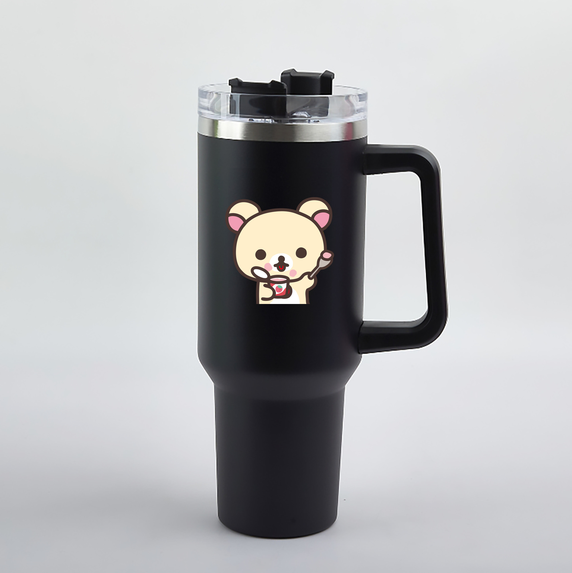 （画像用） リラックマ リラックマ キイロイトリ Rilakkuma Korilakkuma Kiiroitori 1200mL車用タンブラー（カラープリント）