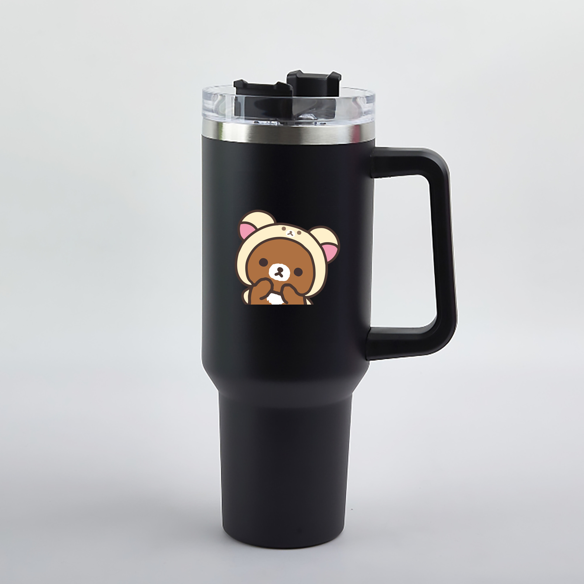 （画像用） リラックマ リラックマ キイロイトリ Rilakkuma Korilakkuma Kiiroitori 1200mL車用タンブラー（カラープリント）