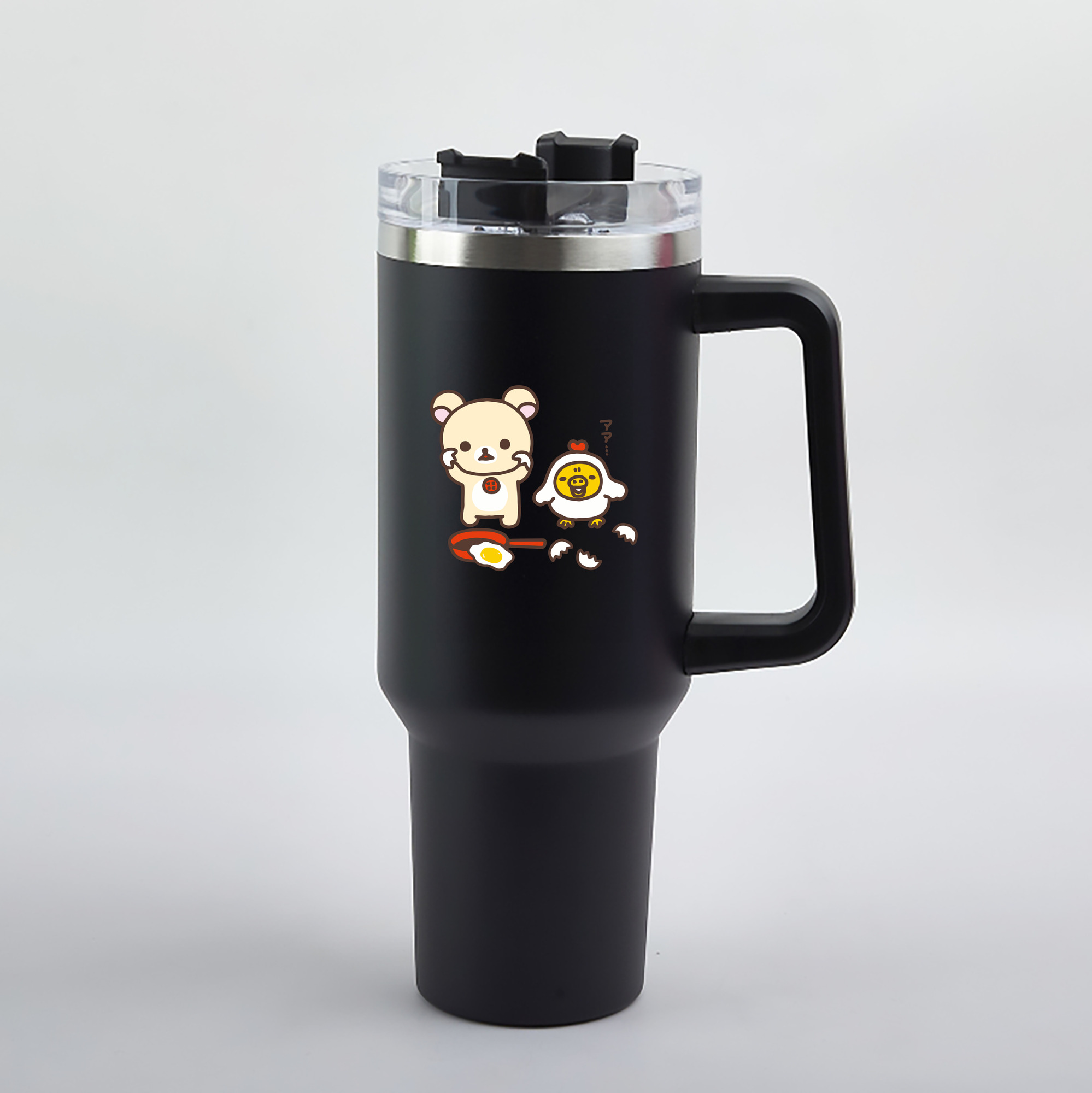 （画像用） リラックマ リラックマ キイロイトリ Rilakkuma Korilakkuma Kiiroitori 1200mL車用タンブラー（カラープリント）