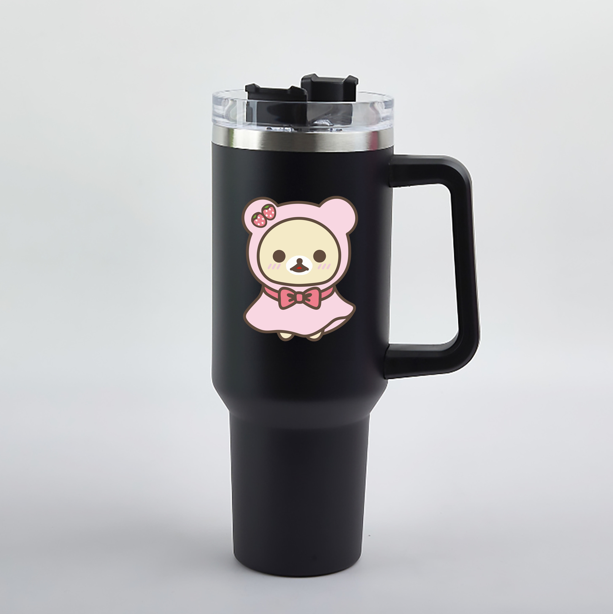 （画像用） リラックマ リラックマ キイロイトリ Rilakkuma Korilakkuma Kiiroitori 1200mL車用タンブラー（カラープリント）
