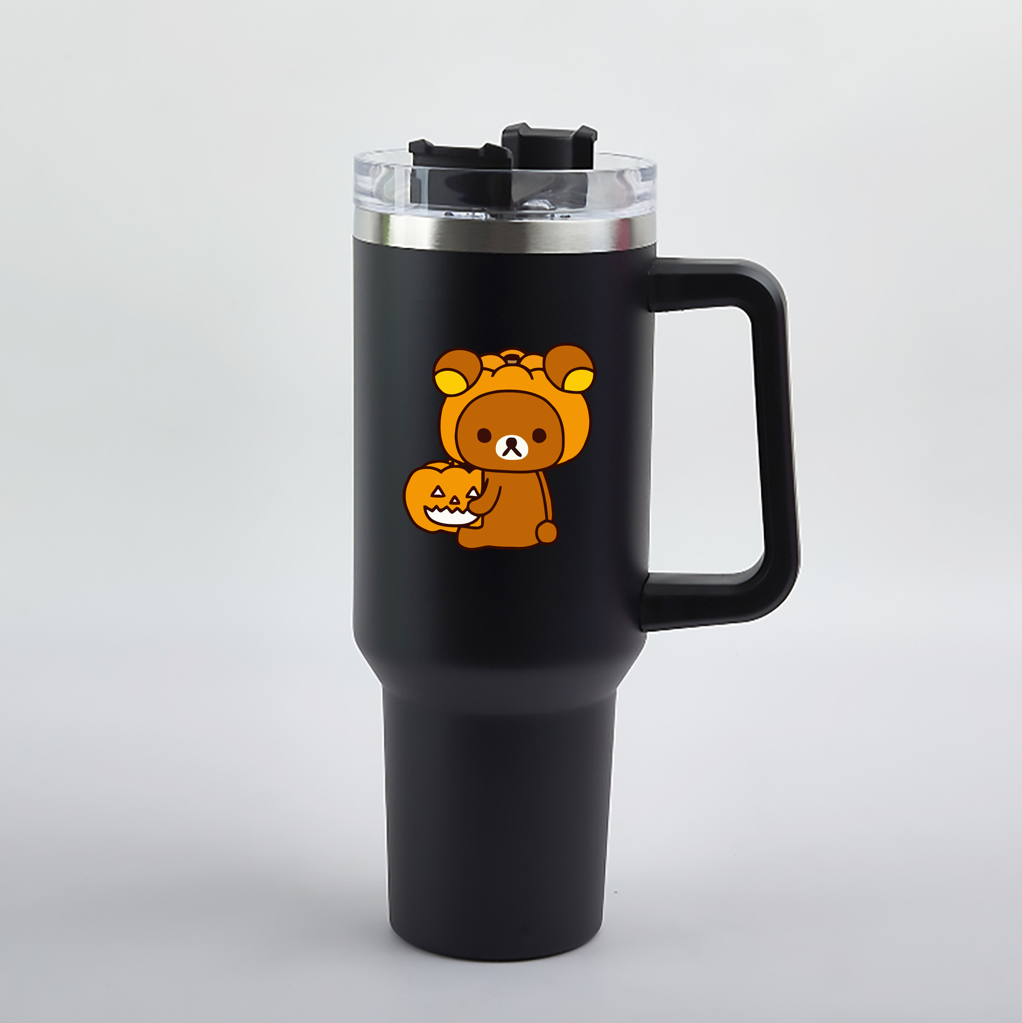（画像用） リラックマ リラックマ キイロイトリ Rilakkuma Korilakkuma Kiiroitori 1200mL車用タンブラー（カラープリント）