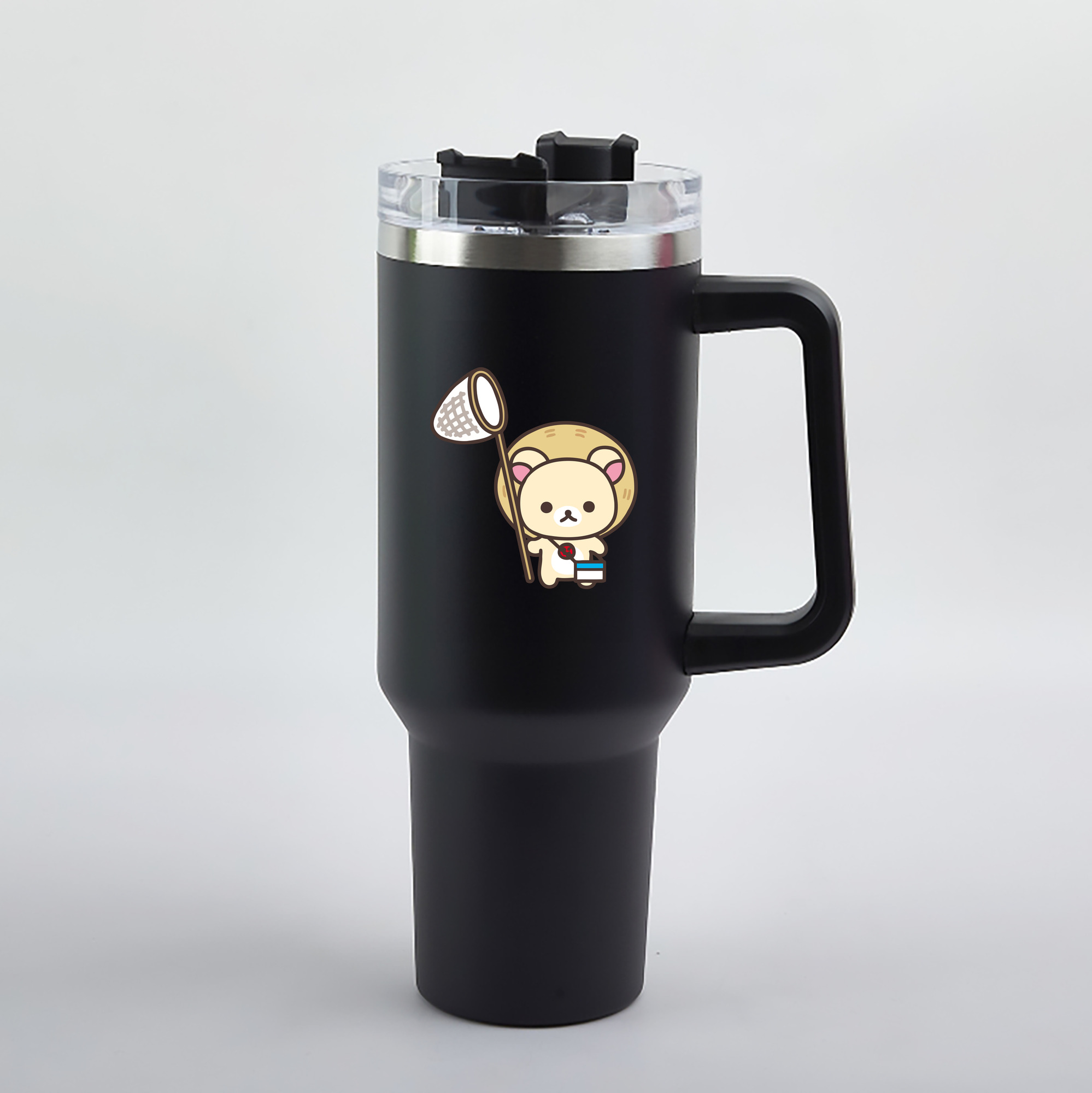 （画像用） リラックマ リラックマ キイロイトリ Rilakkuma Korilakkuma Kiiroitori 1200mL車用タンブラー（カラープリント）