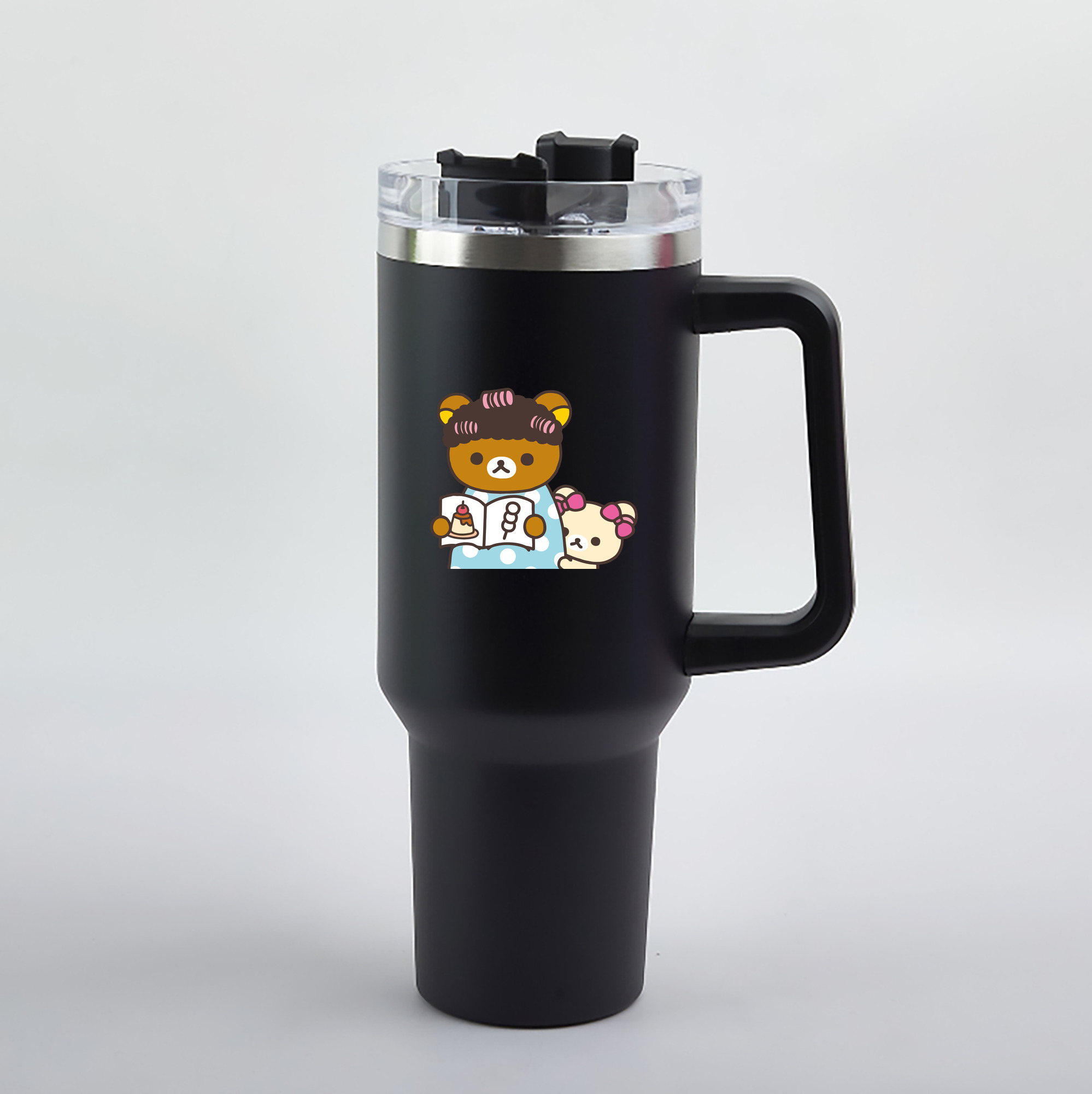 （画像用） リラックマ リラックマ キイロイトリ Rilakkuma Korilakkuma Kiiroitori 1200mL車用タンブラー（カラープリント）