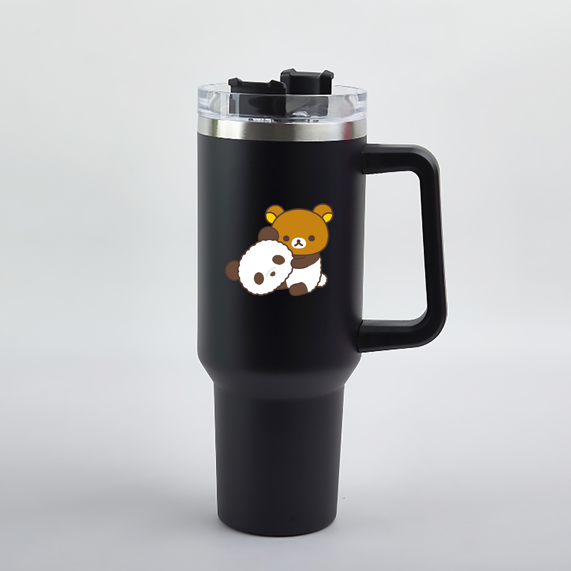 （画像用） リラックマ リラックマ キイロイトリ Rilakkuma Korilakkuma Kiiroitori 1200mL車用タンブラー（カラープリント）