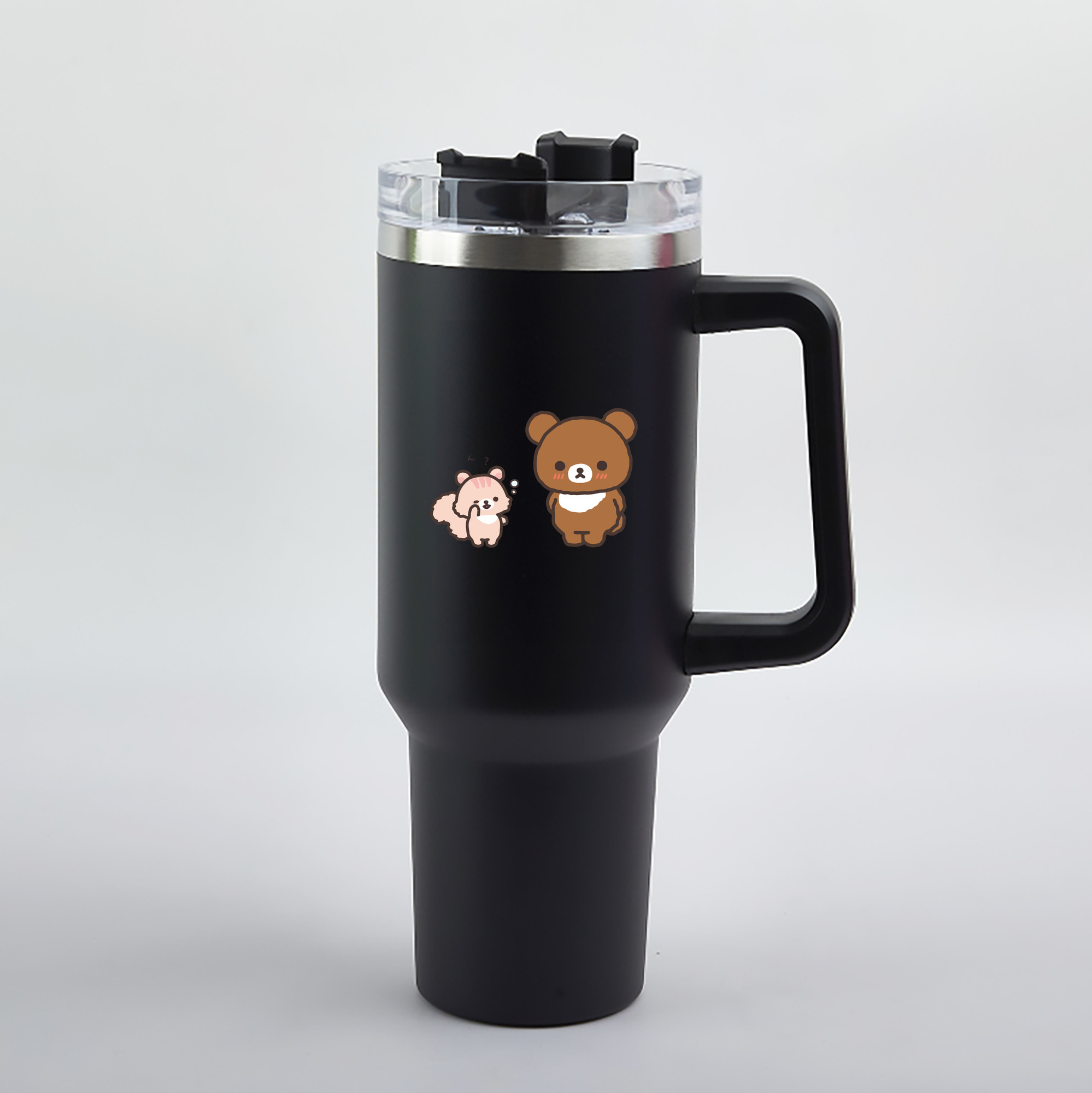 （画像用） リラックマ リラックマ キイロイトリ Rilakkuma Korilakkuma Kiiroitori 1200mL車用タンブラー（カラープリント）