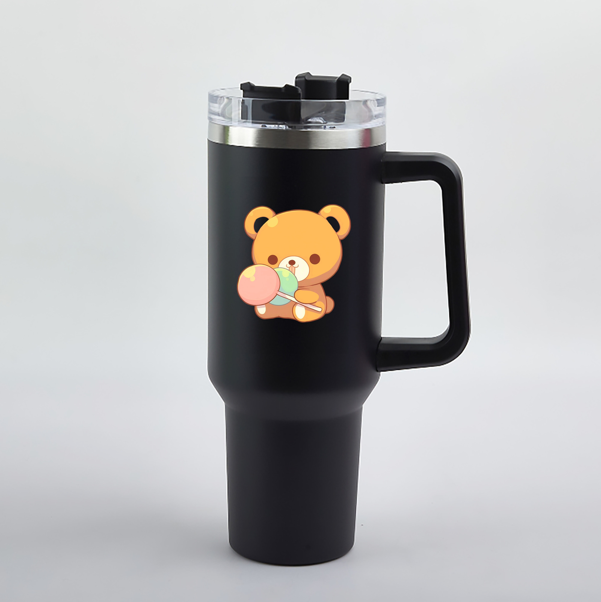 （画像用） リラックマ リラックマ キイロイトリ Rilakkuma Korilakkuma Kiiroitori 1200mL車用タンブラー（カラープリント）