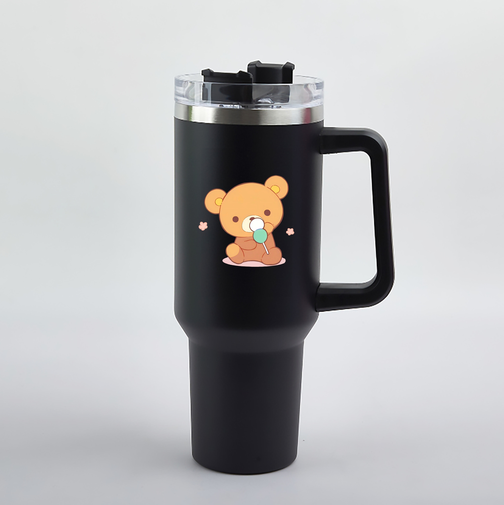 （画像用） リラックマ リラックマ キイロイトリ Rilakkuma Korilakkuma Kiiroitori 1200mL車用タンブラー（カラープリント）