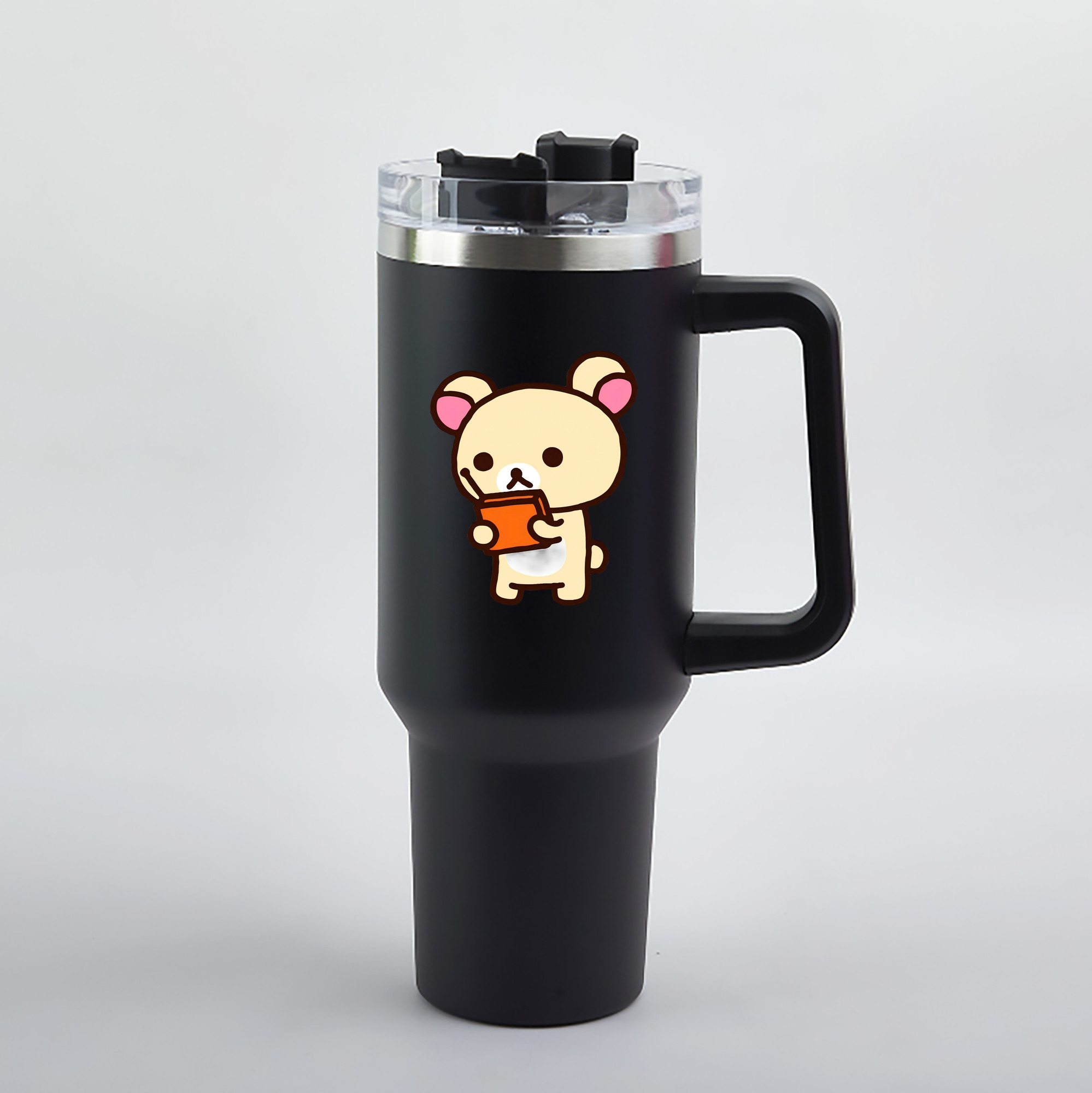 （画像用） リラックマ リラックマ キイロイトリ Rilakkuma Korilakkuma Kiiroitori 1200mL車用タンブラー（カラープリント）