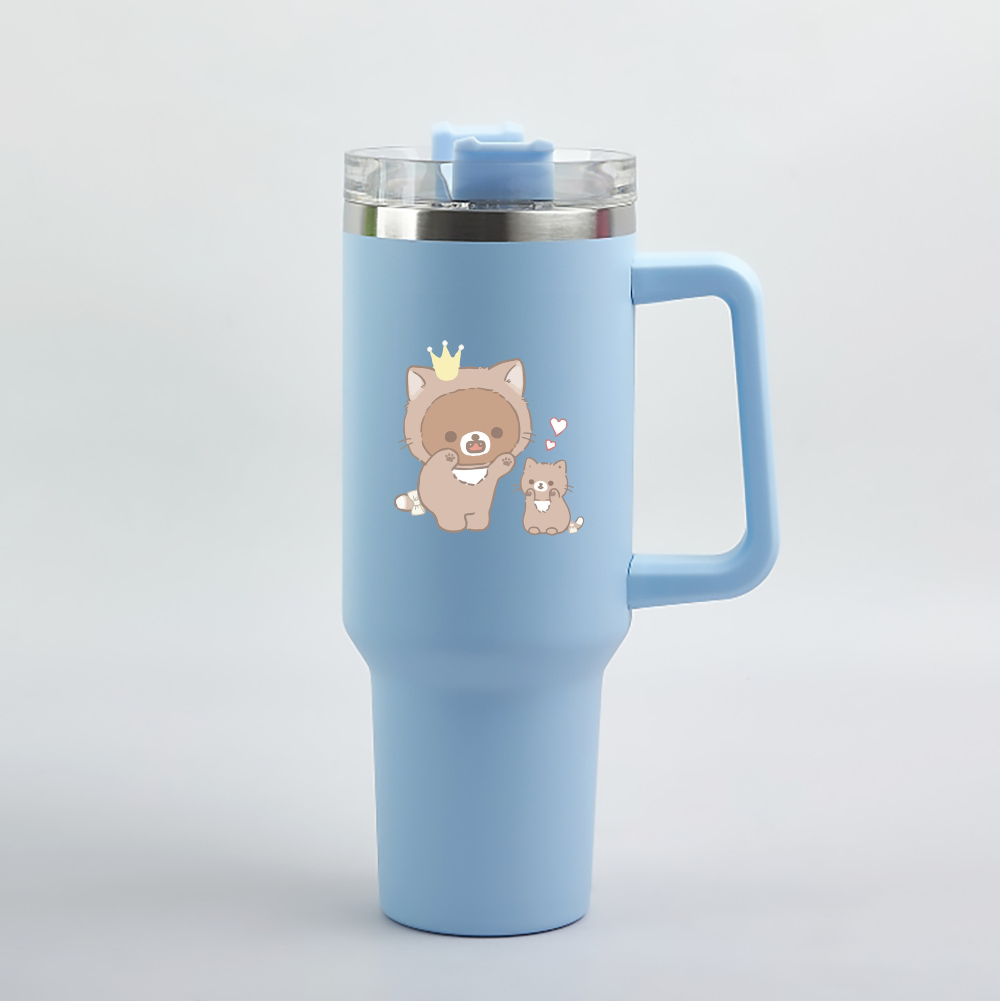 （画像用） リラックマ リラックマ キイロイトリ Rilakkuma Korilakkuma Kiiroitori 1200mL車用タンブラー（カラープリント）