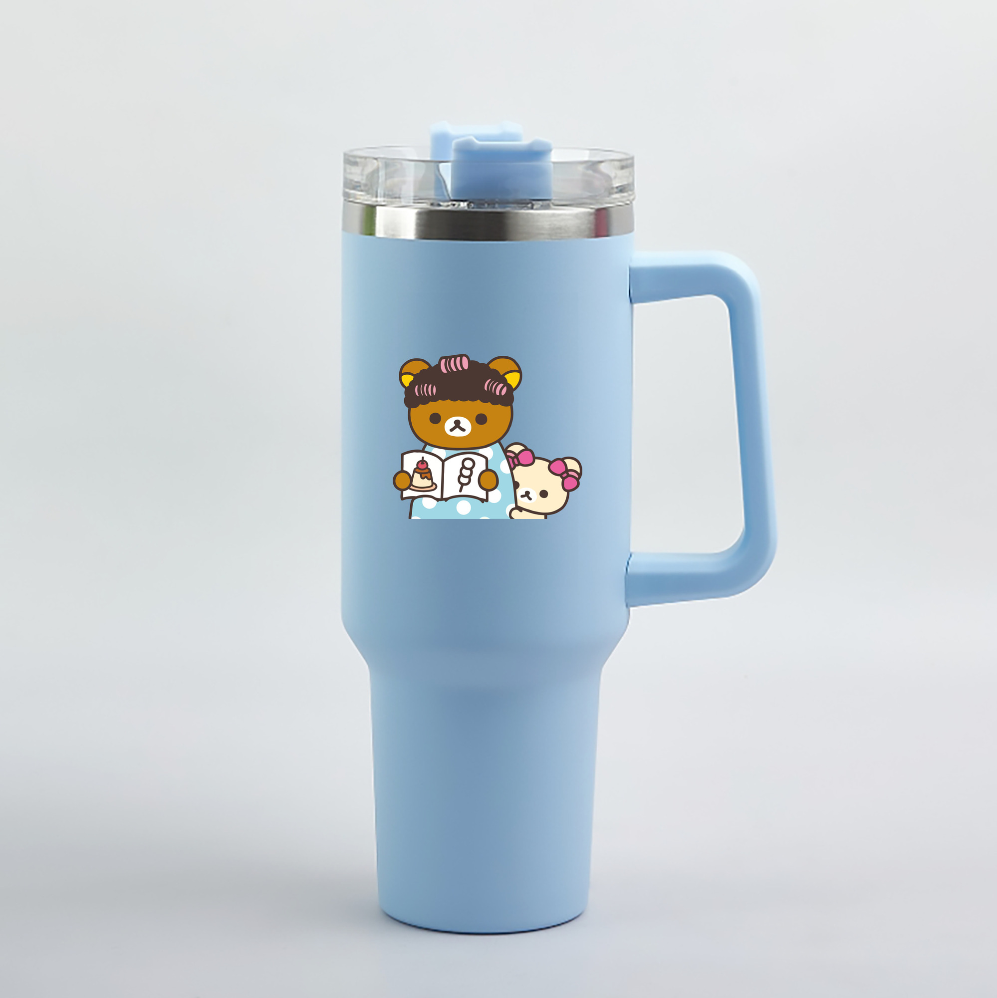 （画像用） リラックマ リラックマ キイロイトリ Rilakkuma Korilakkuma Kiiroitori 1200mL車用タンブラー（カラープリント）