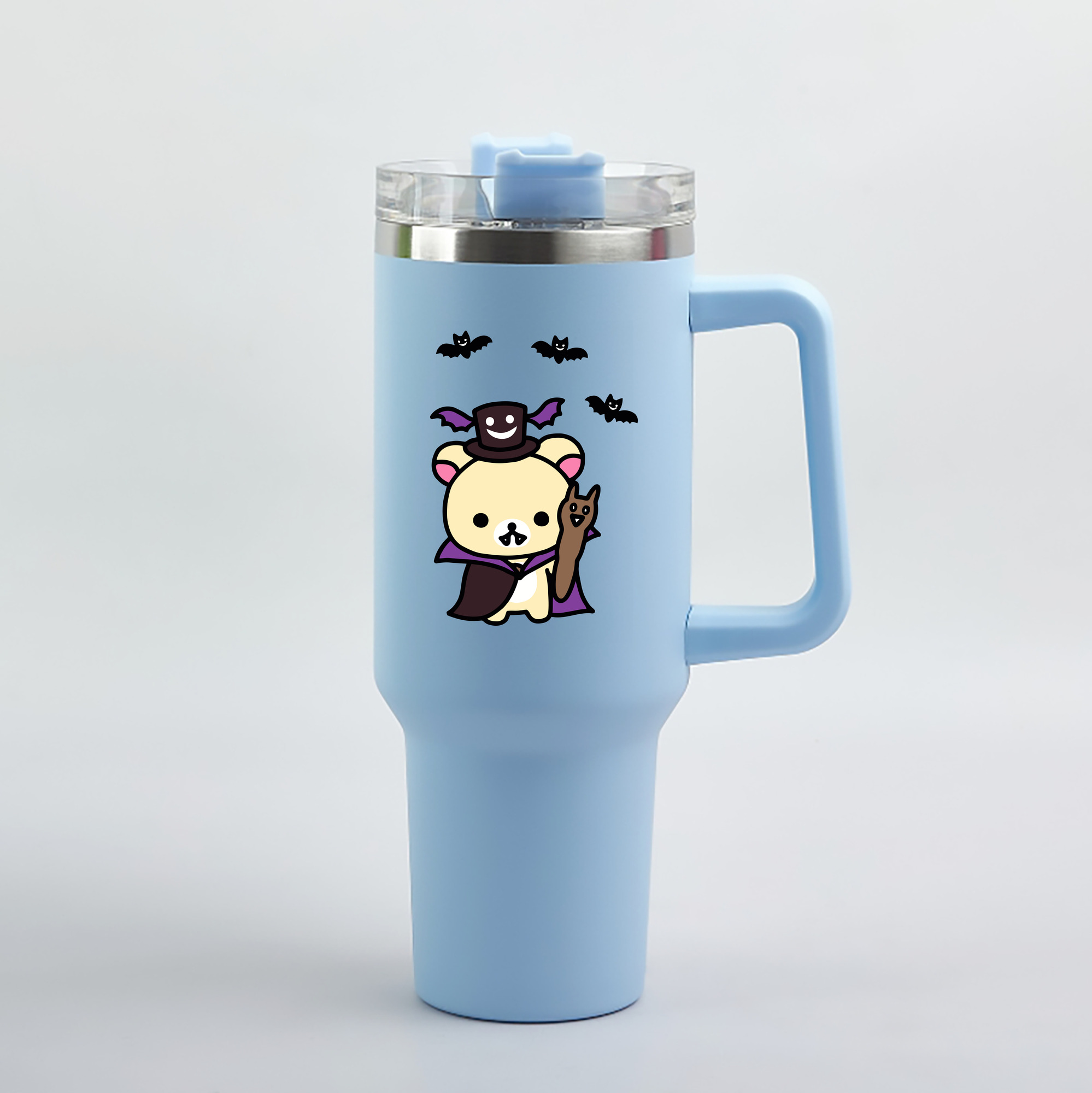 （画像用） リラックマ リラックマ キイロイトリ Rilakkuma Korilakkuma Kiiroitori 1200mL車用タンブラー（カラープリント）