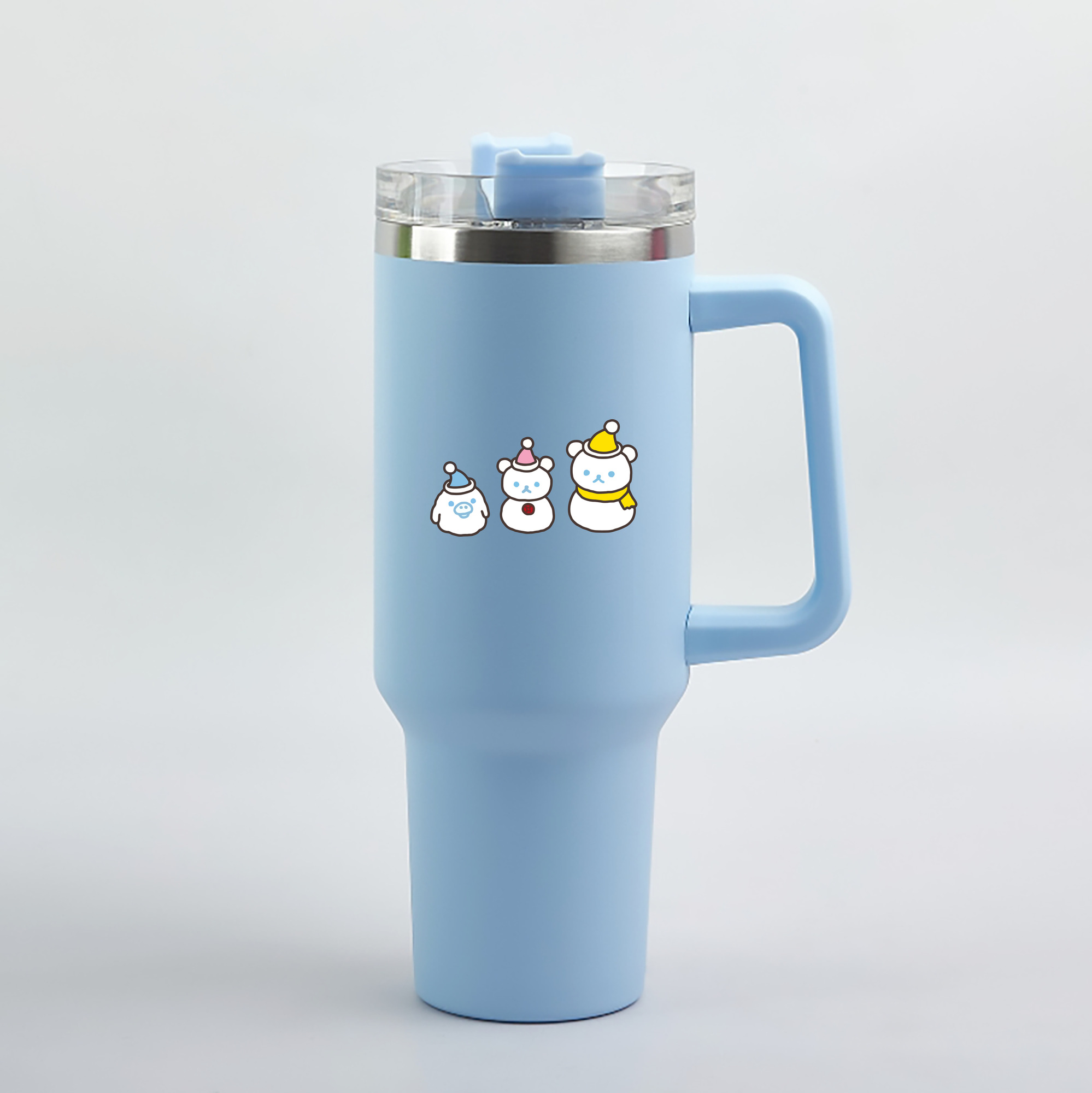 （画像用） リラックマ リラックマ キイロイトリ Rilakkuma Korilakkuma Kiiroitori 1200mL車用タンブラー（カラープリント）
