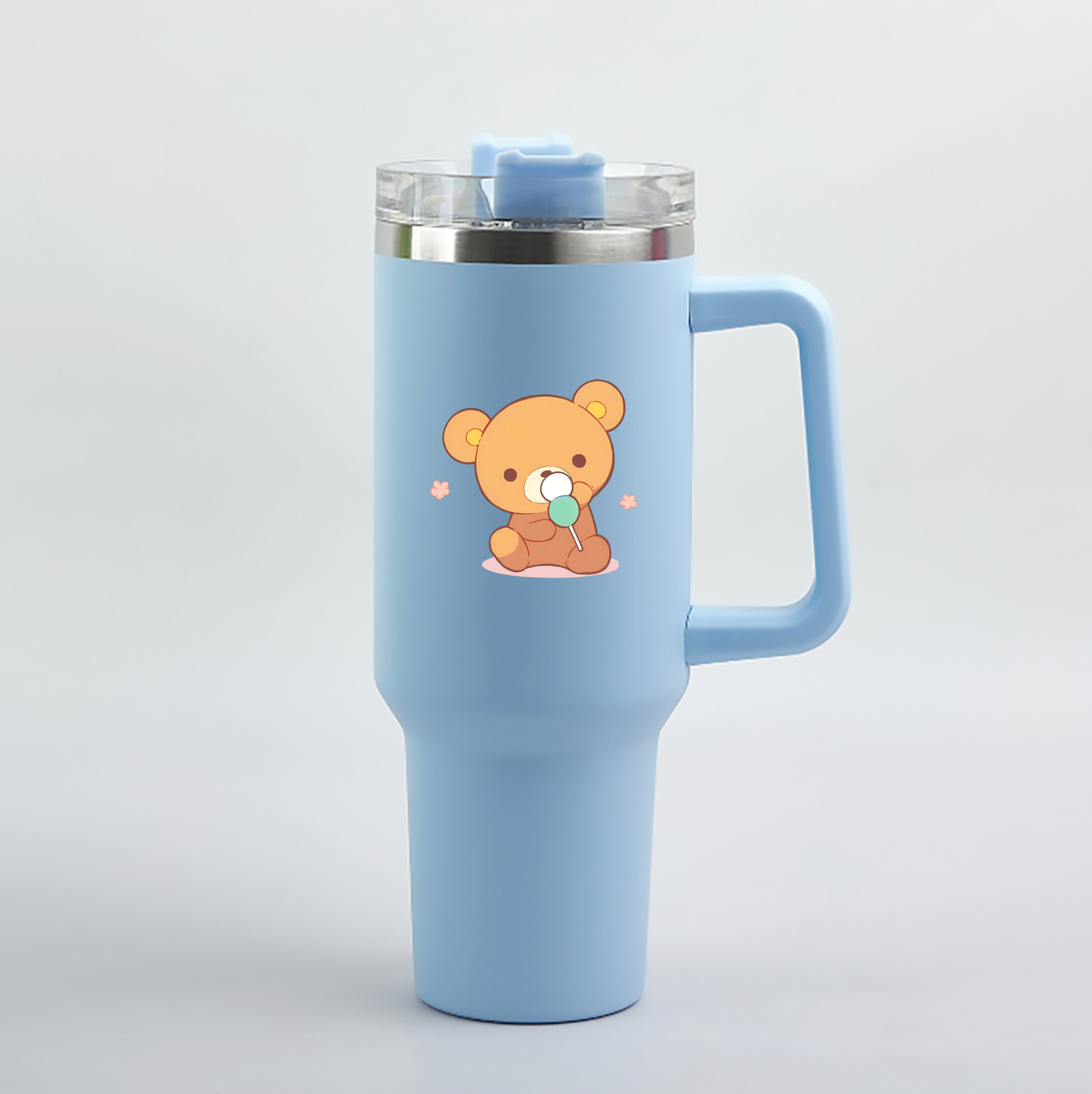 （画像用） リラックマ リラックマ キイロイトリ Rilakkuma Korilakkuma Kiiroitori 1200mL車用タンブラー（カラープリント）