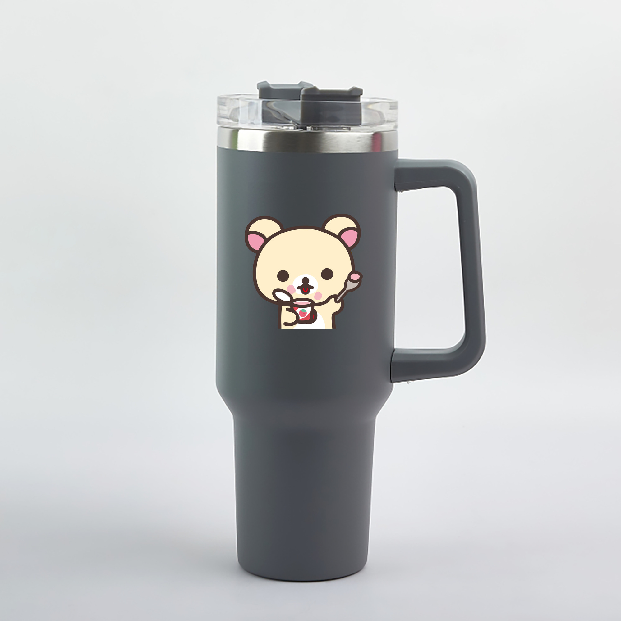 （画像用） リラックマ リラックマ キイロイトリ Rilakkuma Korilakkuma Kiiroitori 1200mL車用タンブラー（カラープリント）