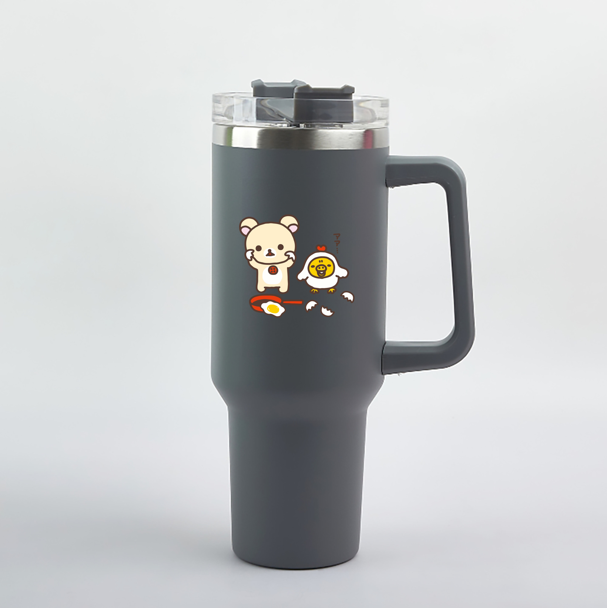 （画像用） リラックマ リラックマ キイロイトリ Rilakkuma Korilakkuma Kiiroitori 1200mL車用タンブラー（カラープリント）