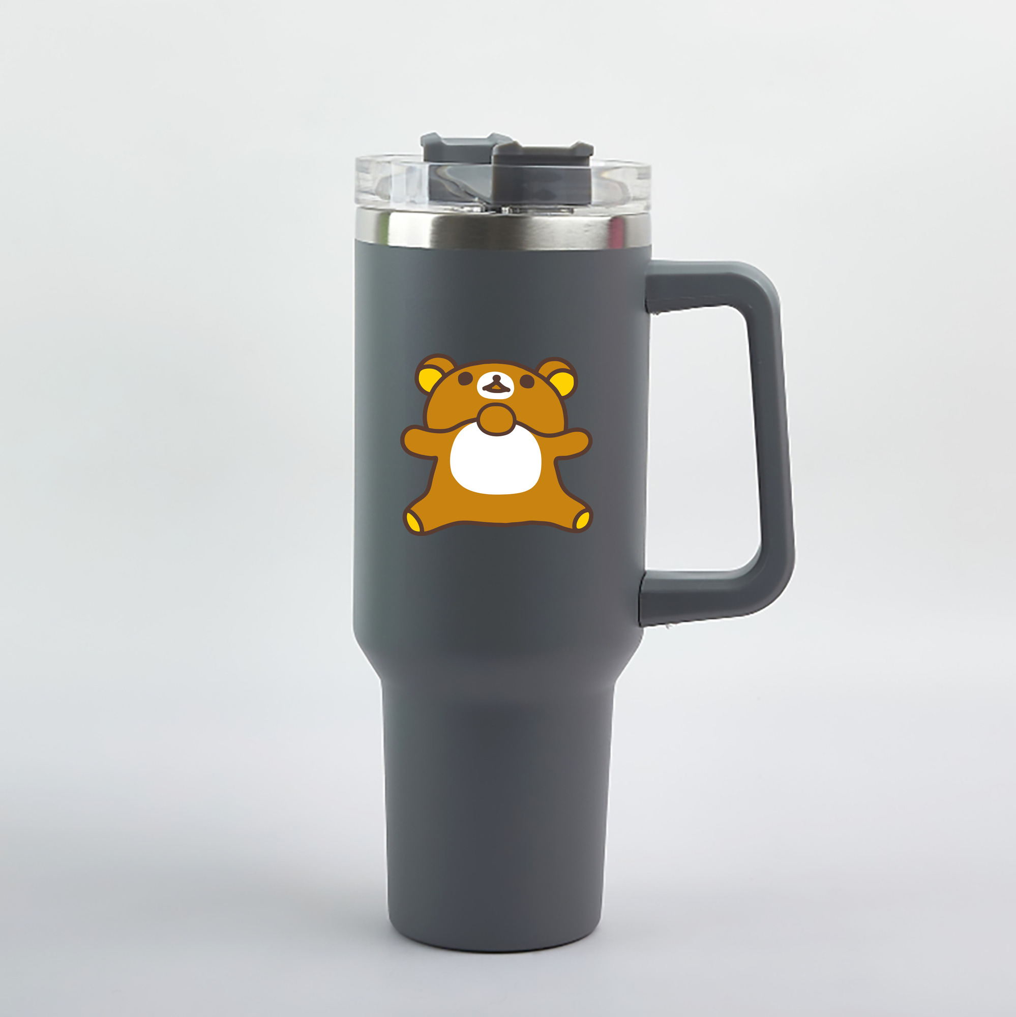 （画像用） リラックマ リラックマ キイロイトリ Rilakkuma Korilakkuma Kiiroitori 1200mL車用タンブラー（カラープリント）