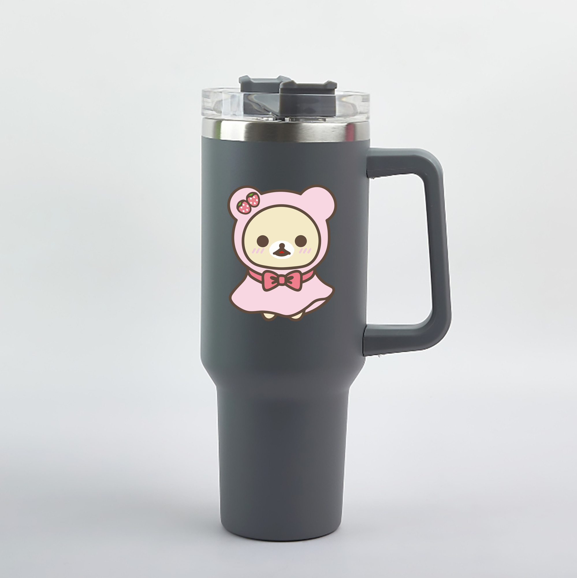 （画像用） リラックマ リラックマ キイロイトリ Rilakkuma Korilakkuma Kiiroitori 1200mL車用タンブラー（カラープリント）