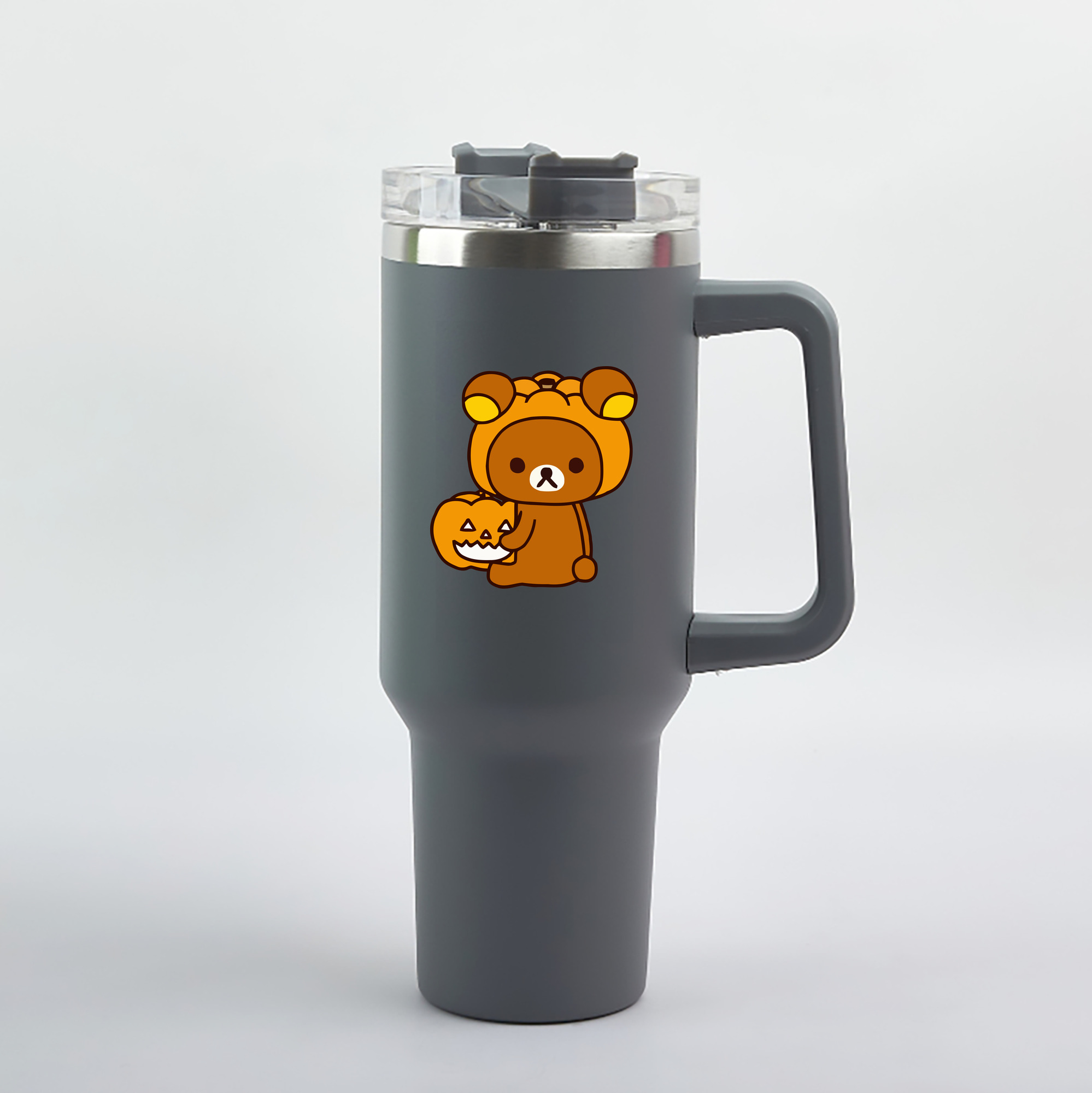 （画像用） リラックマ リラックマ キイロイトリ Rilakkuma Korilakkuma Kiiroitori 1200mL車用タンブラー（カラープリント）