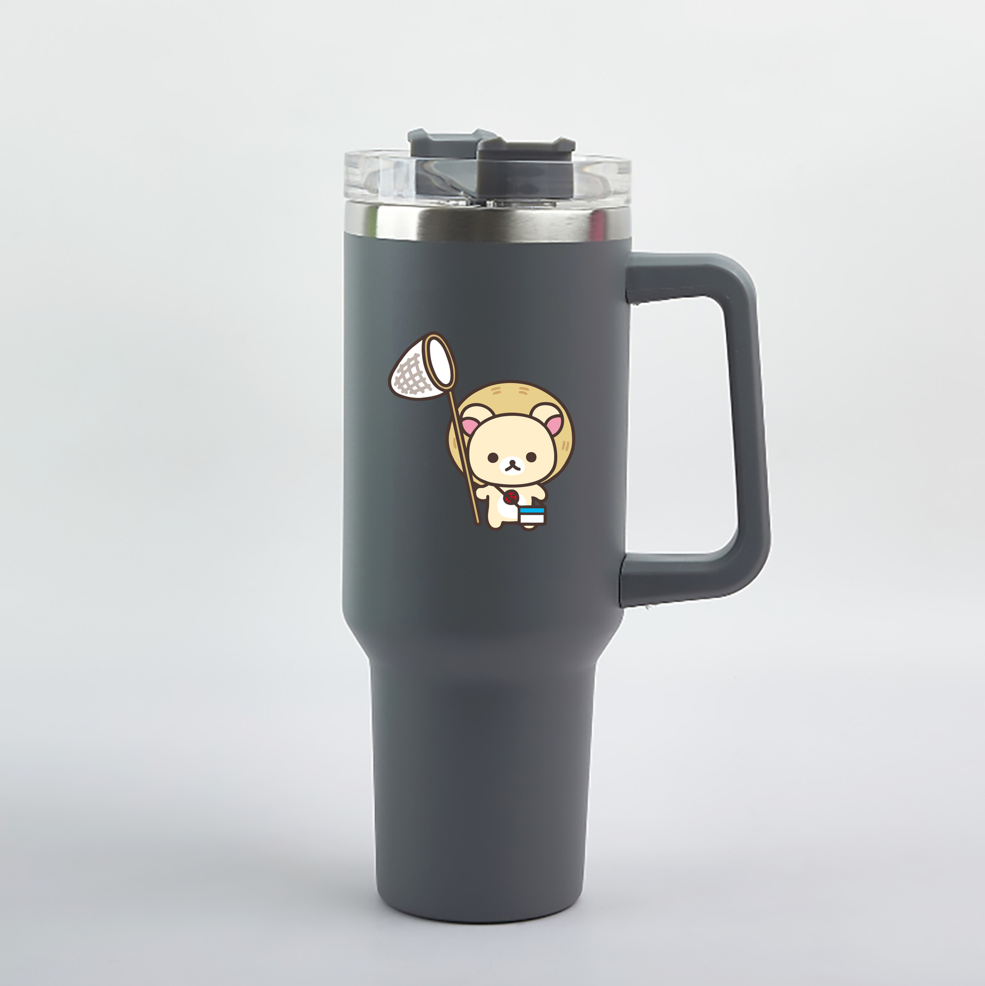 （画像用） リラックマ リラックマ キイロイトリ Rilakkuma Korilakkuma Kiiroitori 1200mL車用タンブラー（カラープリント）