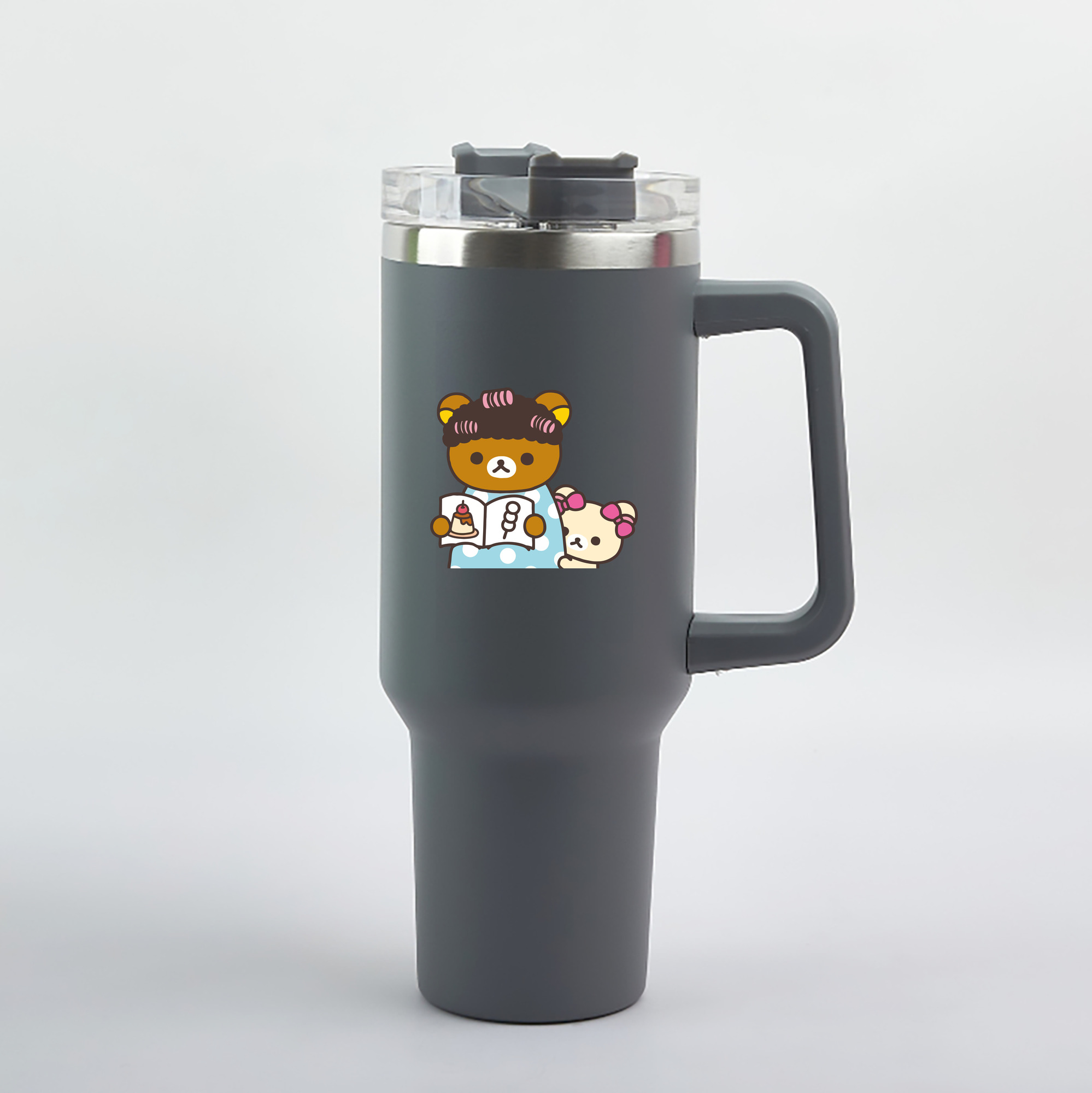 （画像用） リラックマ リラックマ キイロイトリ Rilakkuma Korilakkuma Kiiroitori 1200mL車用タンブラー（カラープリント）