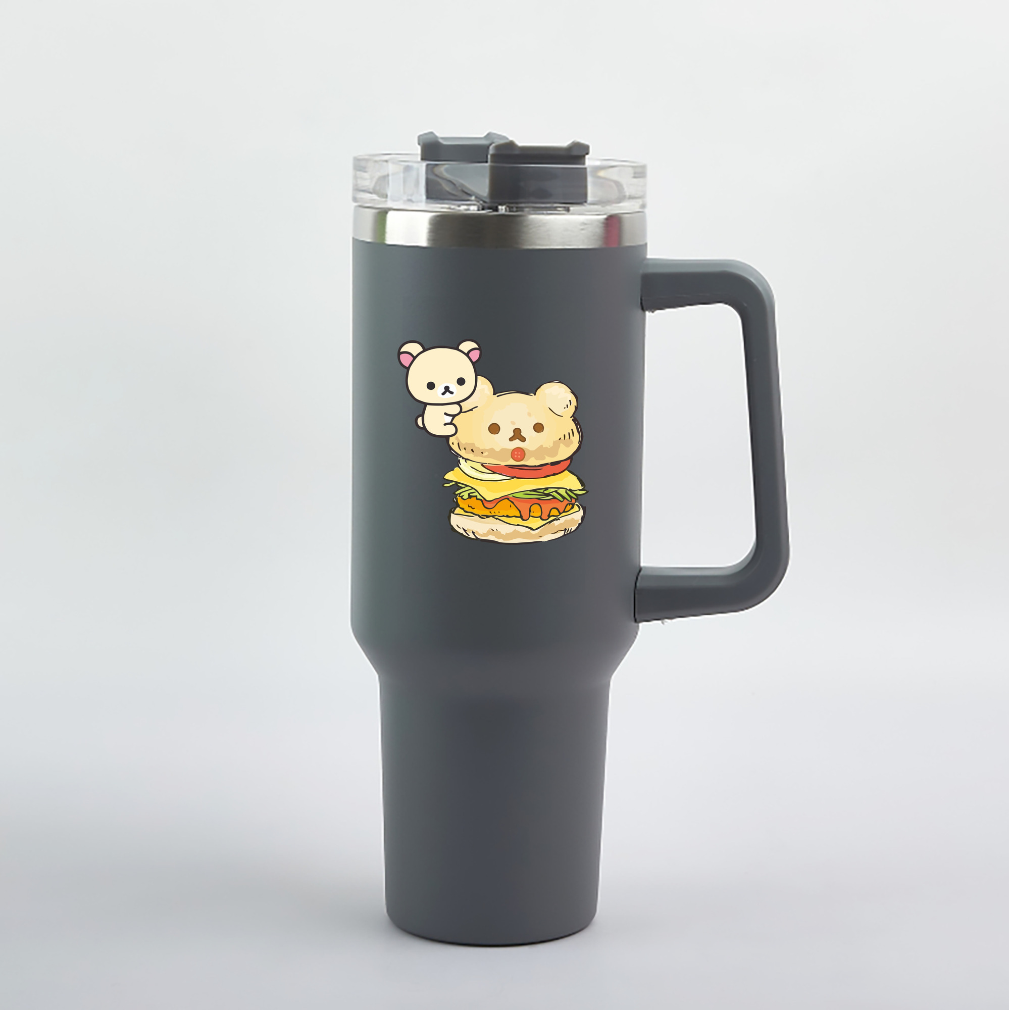 （画像用） リラックマ リラックマ キイロイトリ Rilakkuma Korilakkuma Kiiroitori 1200mL車用タンブラー（カラープリント）