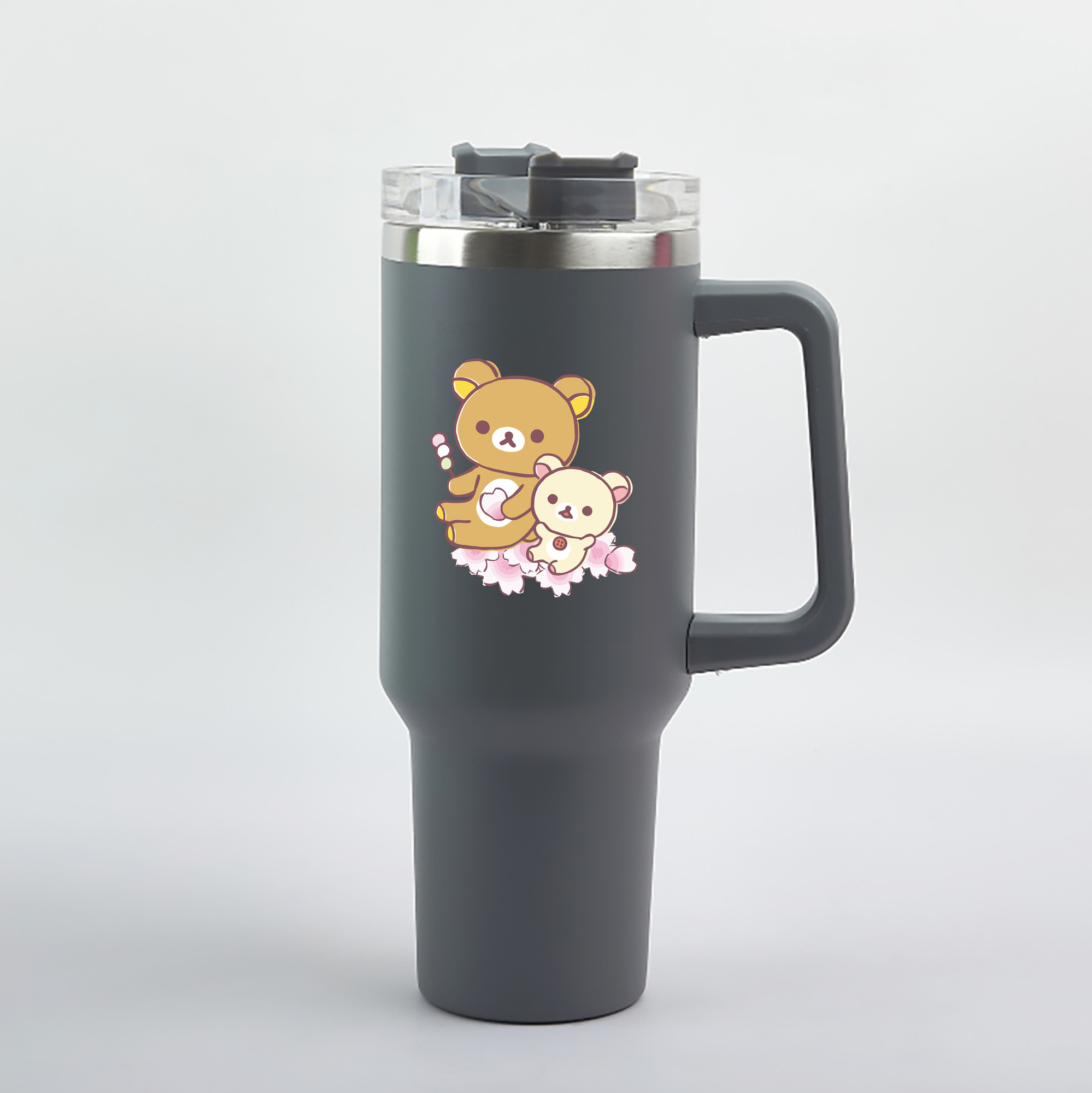 （画像用） リラックマ リラックマ キイロイトリ Rilakkuma Korilakkuma Kiiroitori 1200mL車用タンブラー（カラープリント）