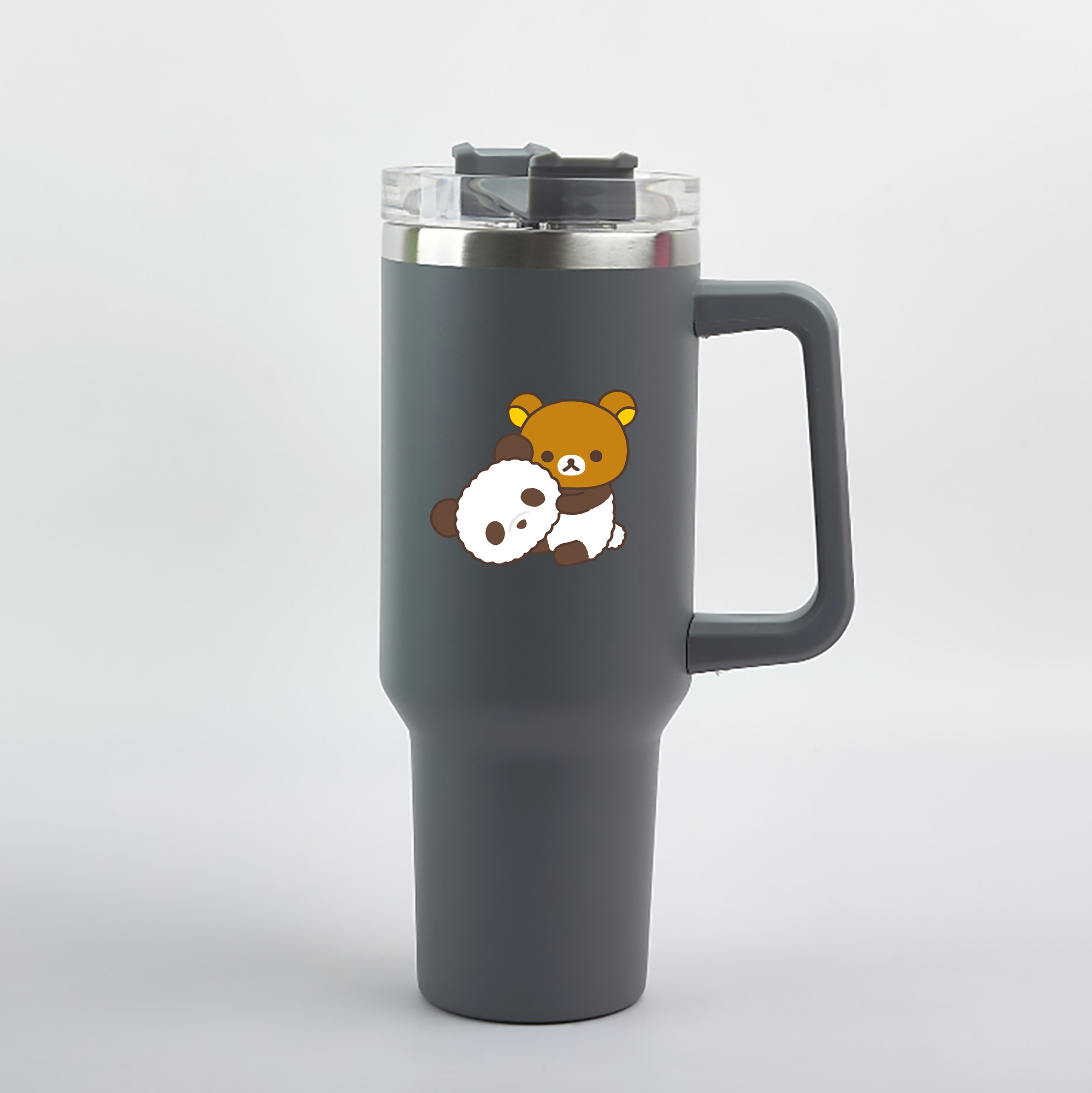 （画像用） リラックマ リラックマ キイロイトリ Rilakkuma Korilakkuma Kiiroitori 1200mL車用タンブラー（カラープリント）
