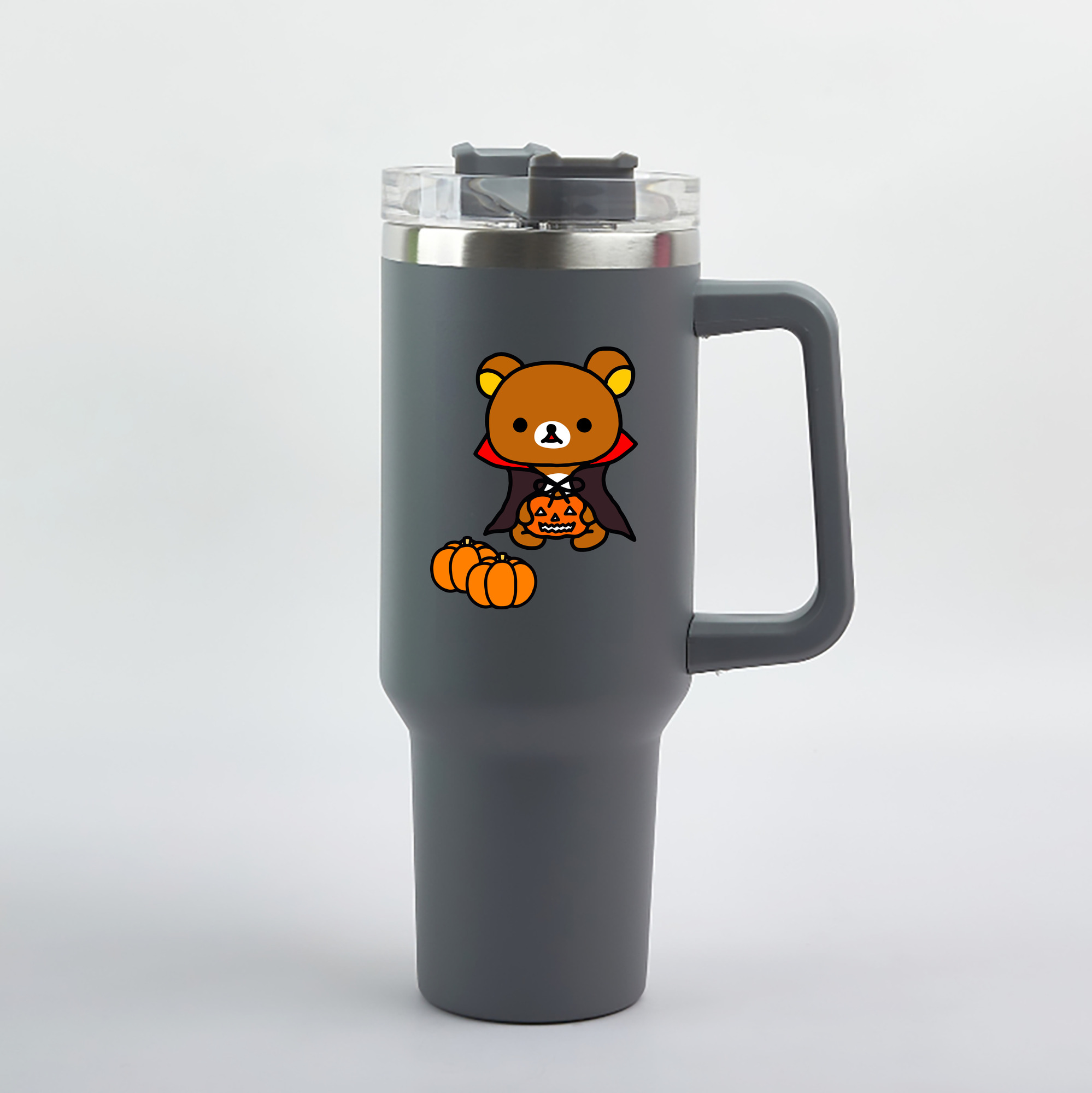 （画像用） リラックマ リラックマ キイロイトリ Rilakkuma Korilakkuma Kiiroitori 1200mL車用タンブラー（カラープリント）