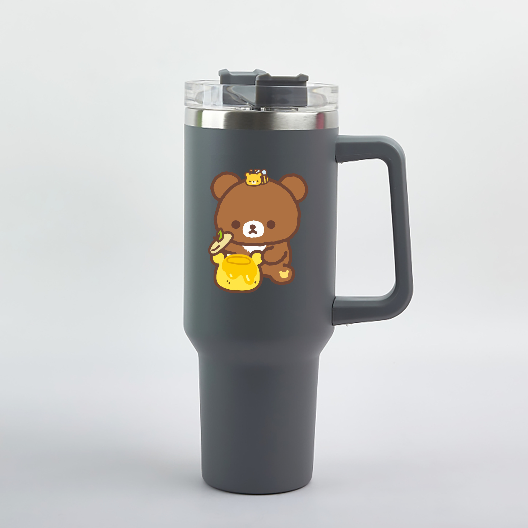 （画像用） リラックマ リラックマ キイロイトリ Rilakkuma Korilakkuma Kiiroitori 1200mL車用タンブラー（カラープリント）