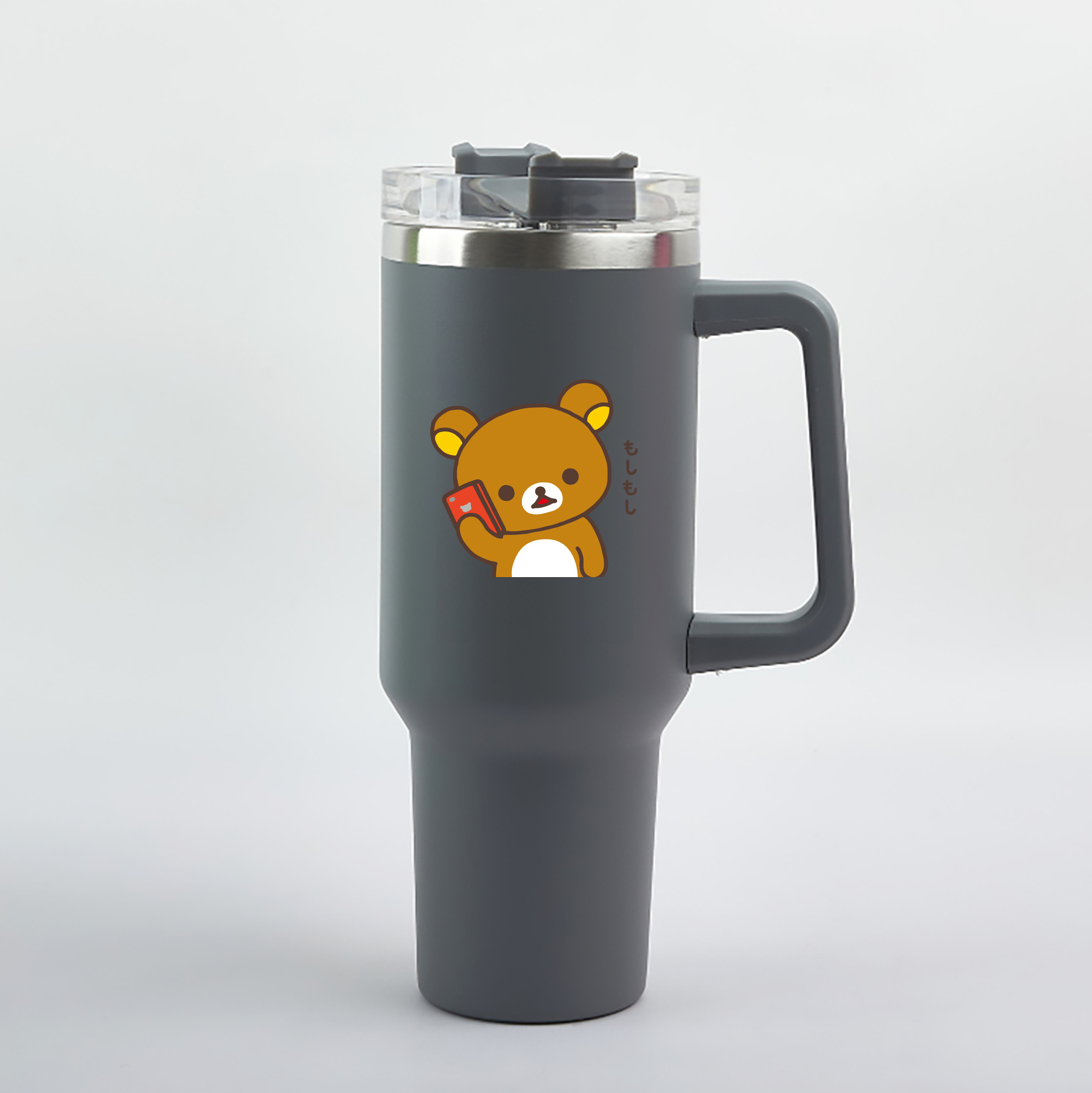 （画像用） リラックマ リラックマ キイロイトリ Rilakkuma Korilakkuma Kiiroitori 1200mL車用タンブラー（カラープリント）