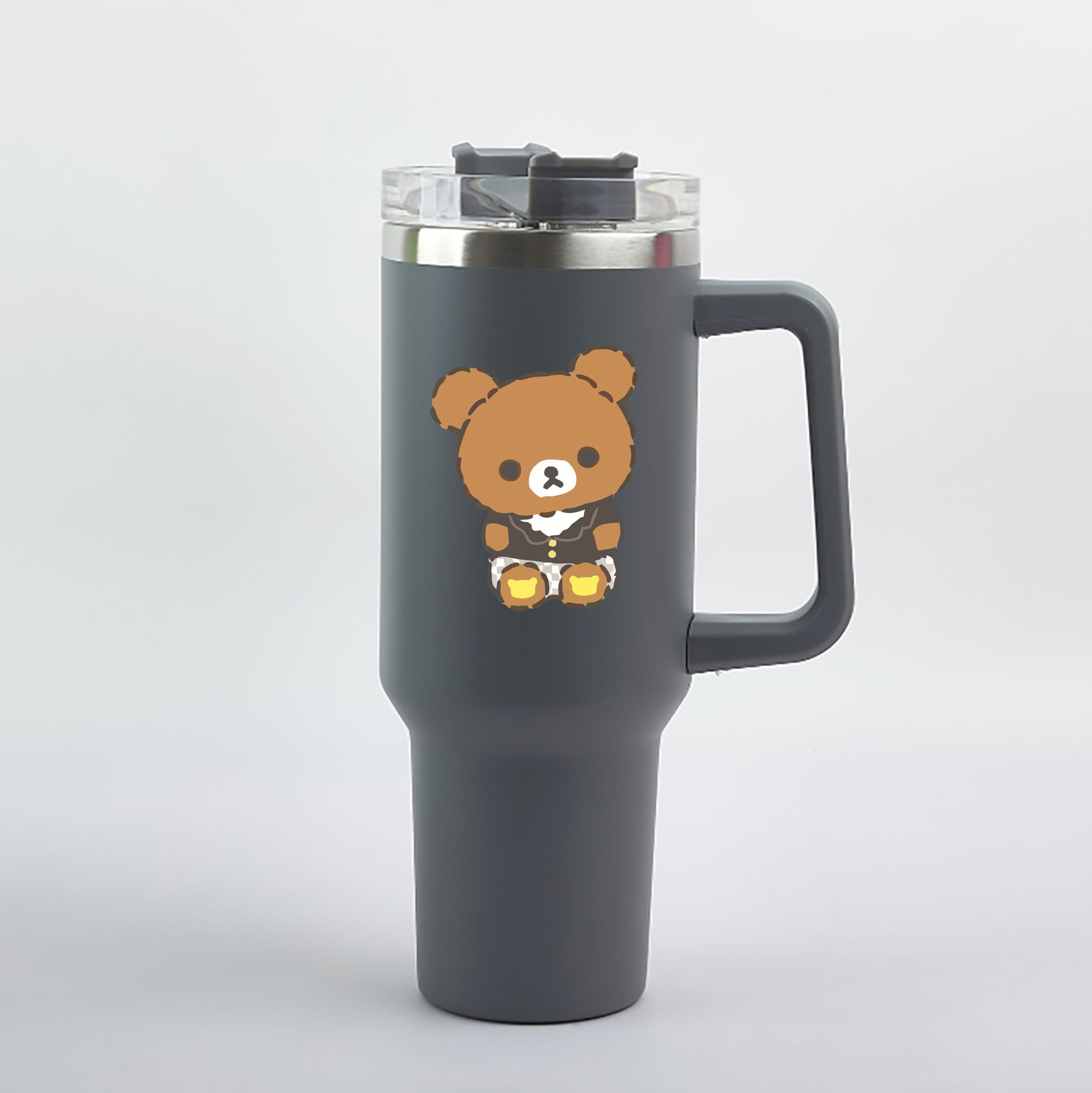 （画像用） リラックマ リラックマ キイロイトリ Rilakkuma Korilakkuma Kiiroitori 1200mL車用タンブラー（カラープリント）