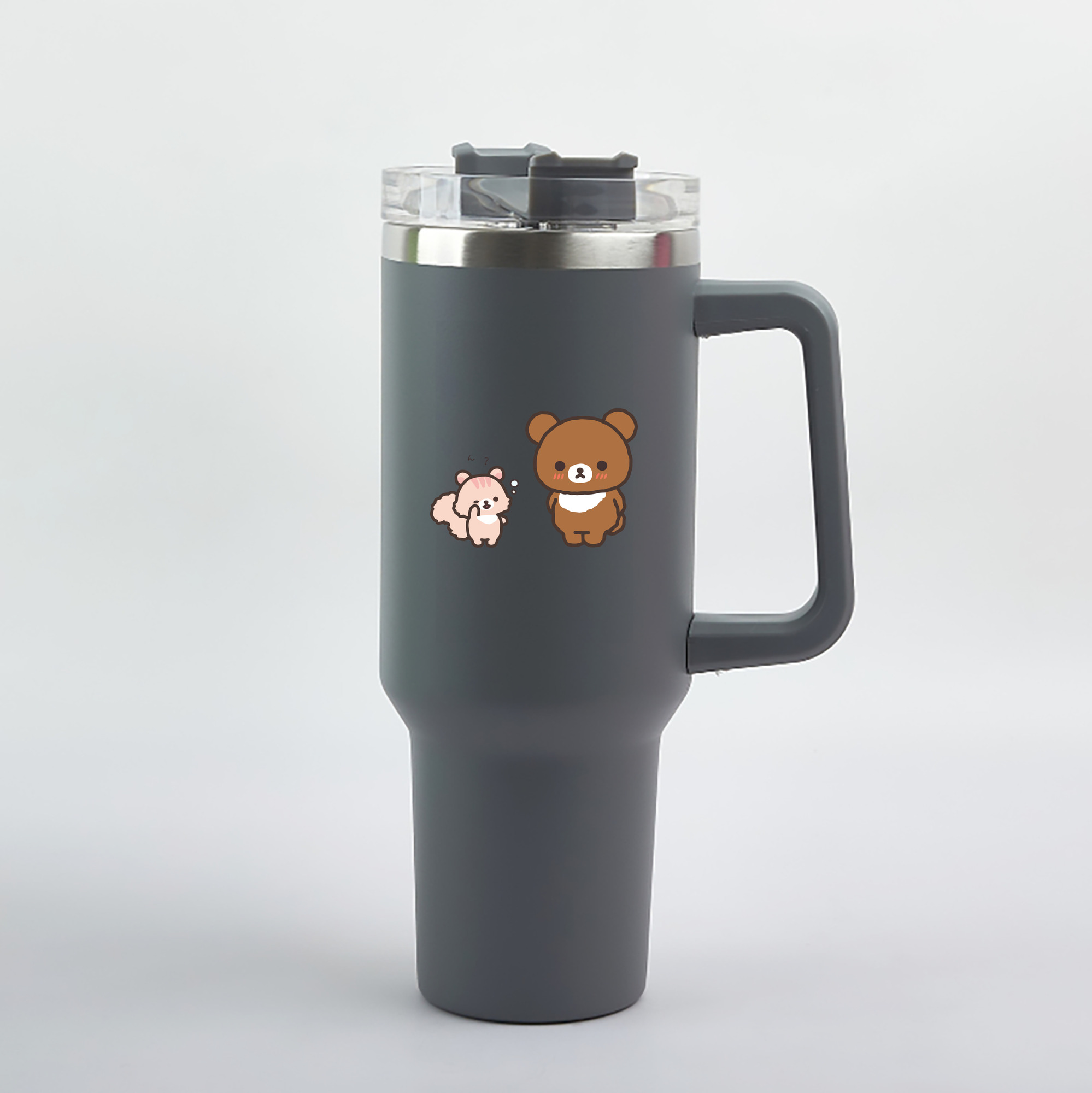 （画像用） リラックマ リラックマ キイロイトリ Rilakkuma Korilakkuma Kiiroitori 1200mL車用タンブラー（カラープリント）