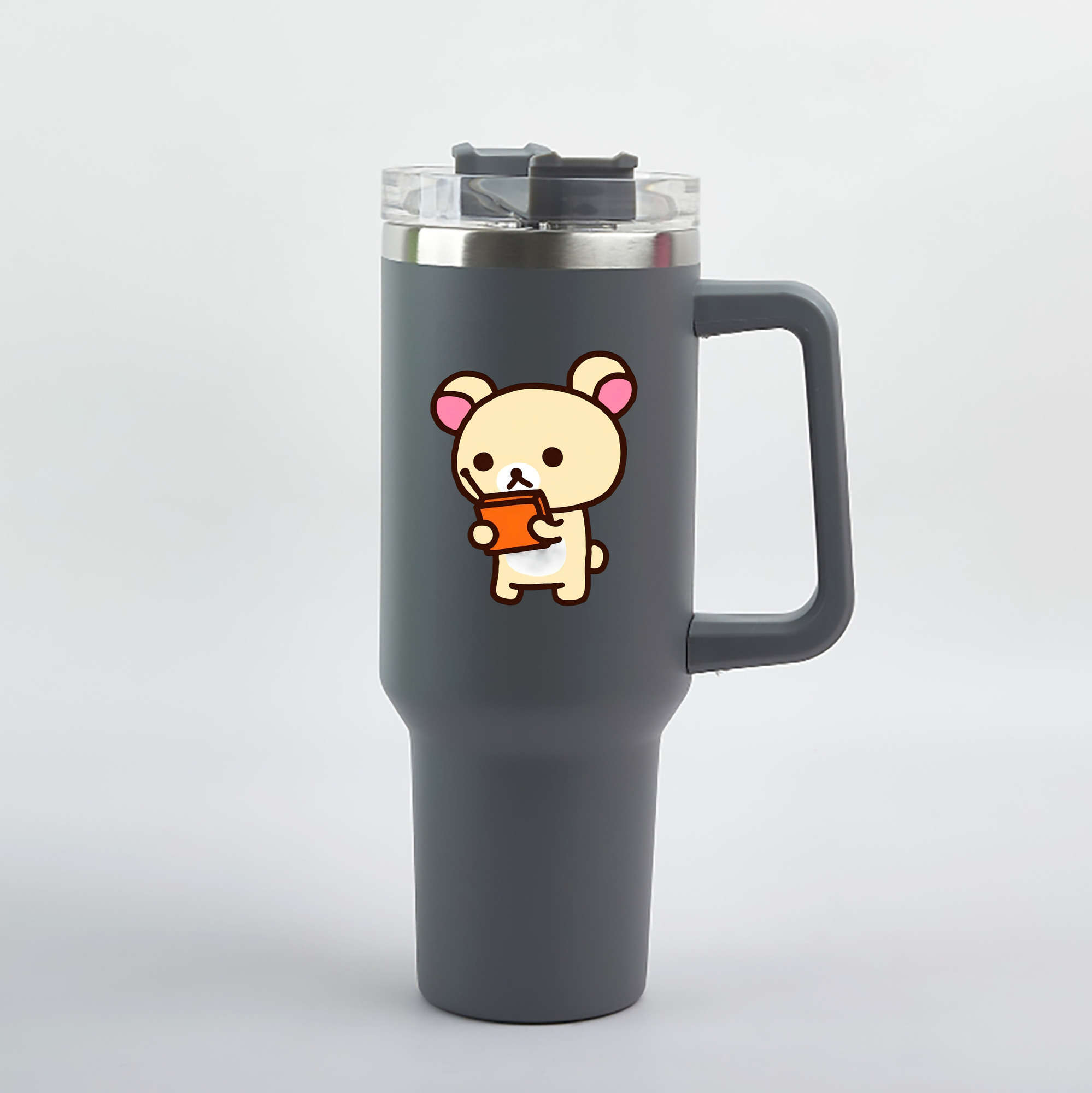 （画像用） リラックマ リラックマ キイロイトリ Rilakkuma Korilakkuma Kiiroitori 1200mL車用タンブラー（カラープリント）