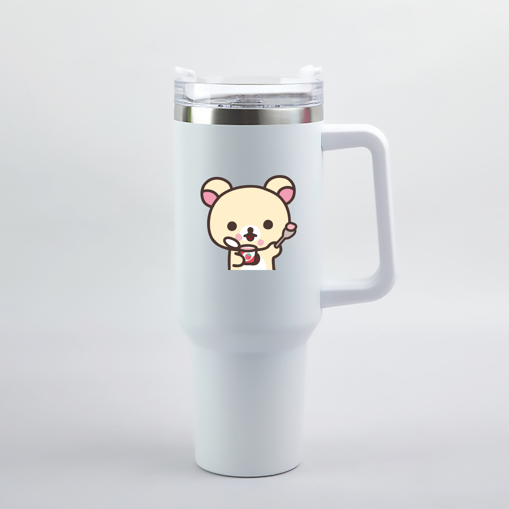 （画像用） リラックマ リラックマ キイロイトリ Rilakkuma Korilakkuma Kiiroitori 1200mL車用タンブラー（カラープリント）