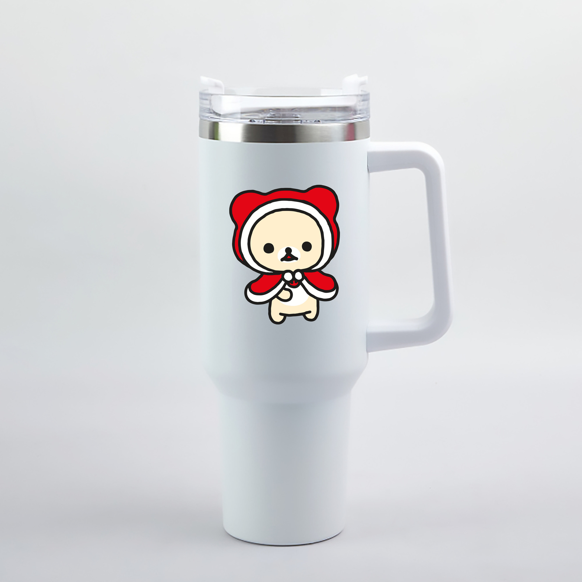 （画像用） リラックマ リラックマ キイロイトリ Rilakkuma Korilakkuma Kiiroitori 1200mL車用タンブラー（カラープリント）