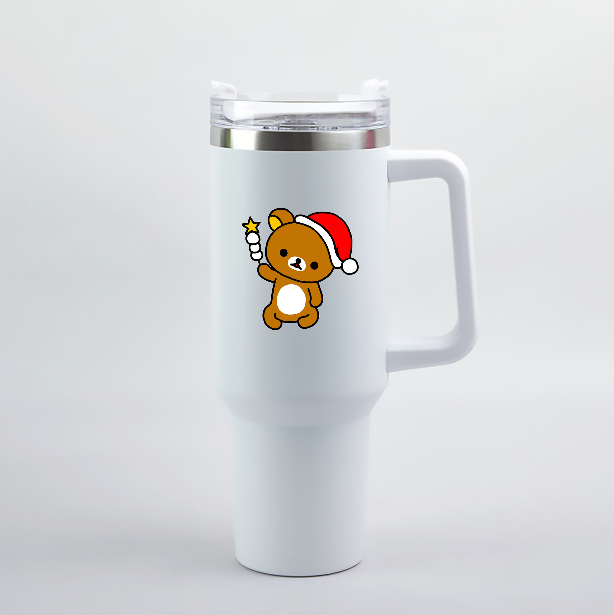 （画像用） リラックマ リラックマ キイロイトリ Rilakkuma Korilakkuma Kiiroitori 1200mL車用タンブラー（カラープリント）