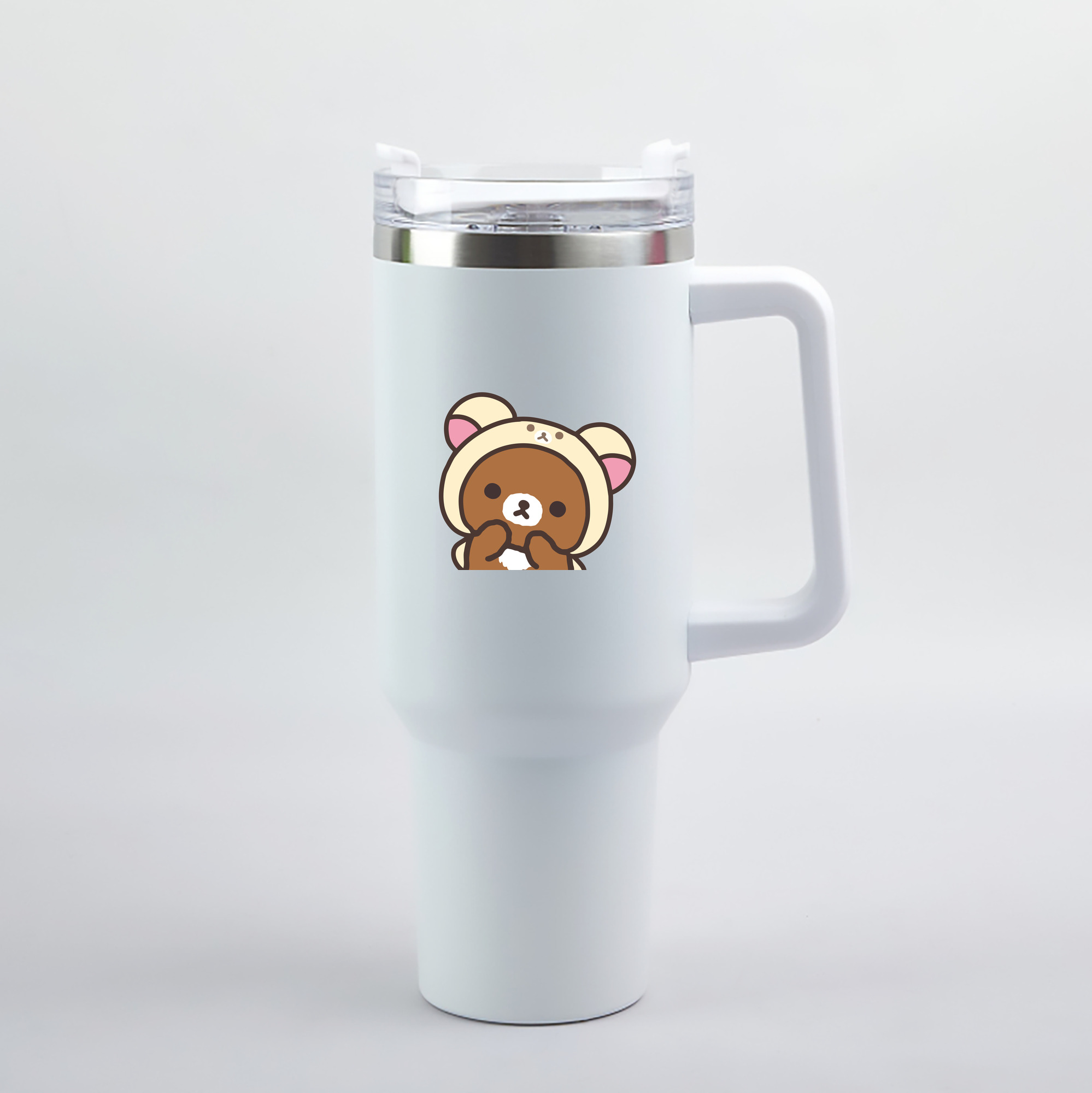 （画像用） リラックマ リラックマ キイロイトリ Rilakkuma Korilakkuma Kiiroitori 1200mL車用タンブラー（カラープリント）