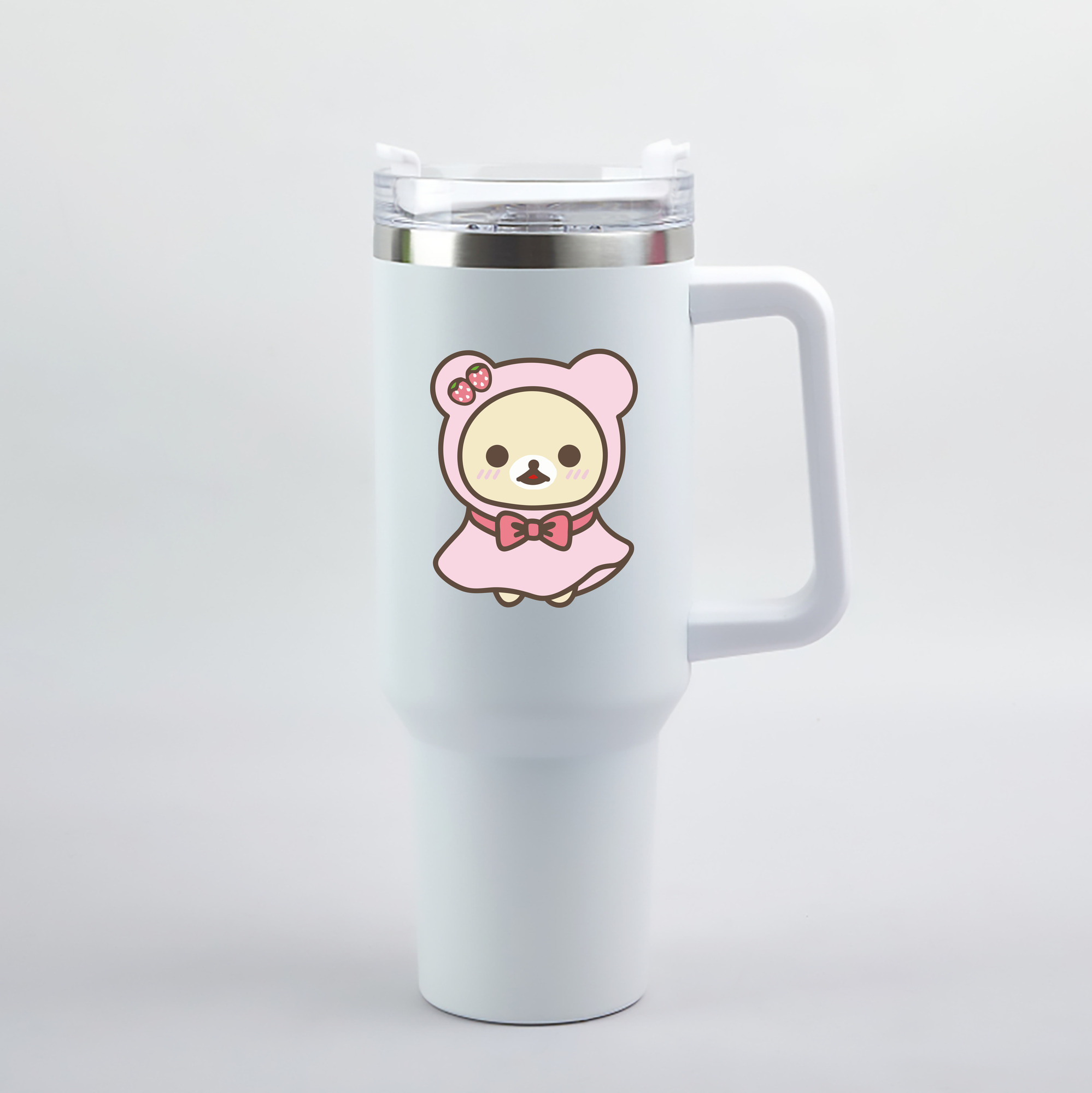 （画像用） リラックマ リラックマ キイロイトリ Rilakkuma Korilakkuma Kiiroitori 1200mL車用タンブラー（カラープリント）