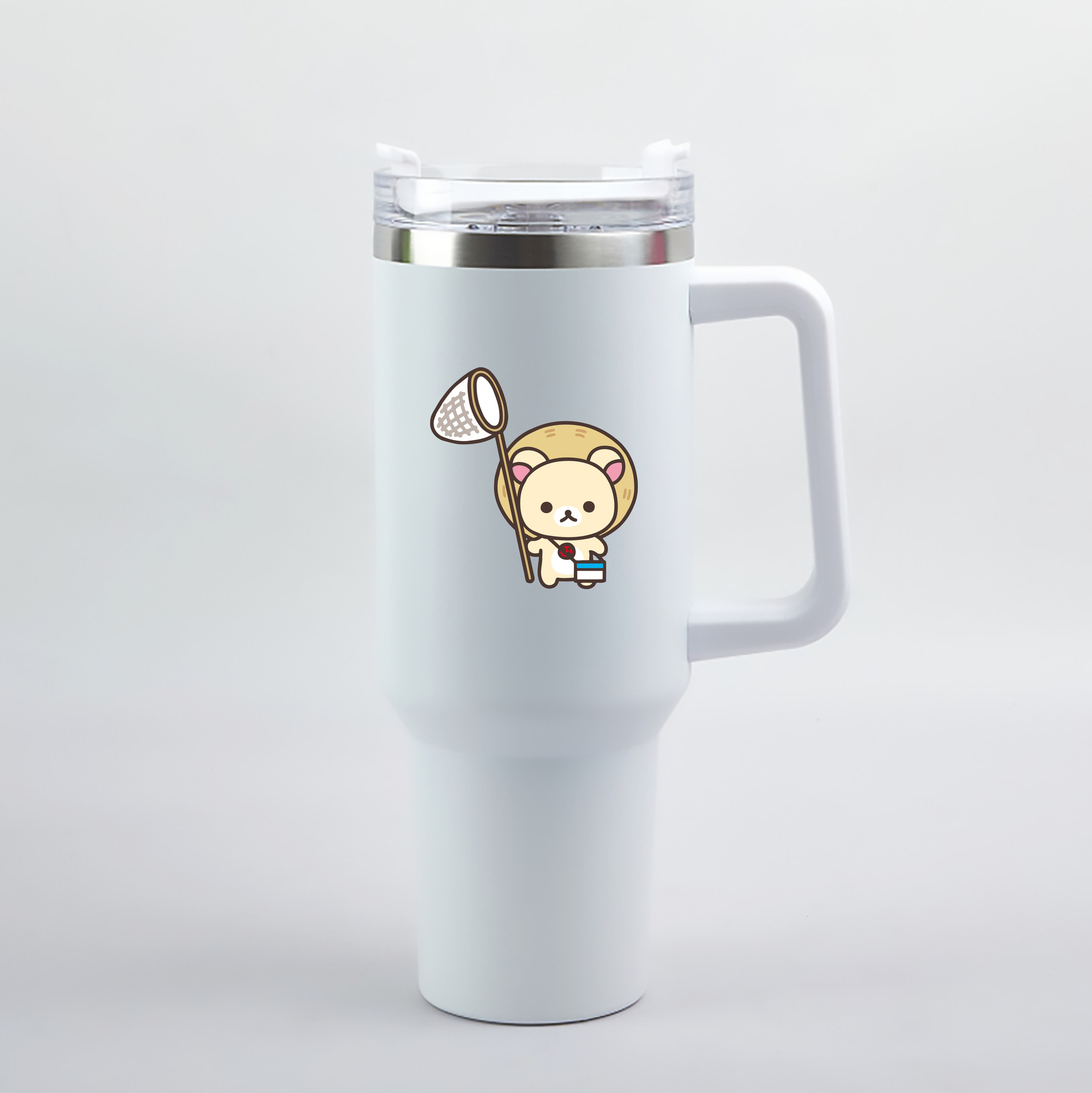 （画像用） リラックマ リラックマ キイロイトリ Rilakkuma Korilakkuma Kiiroitori 1200mL車用タンブラー（カラープリント）
