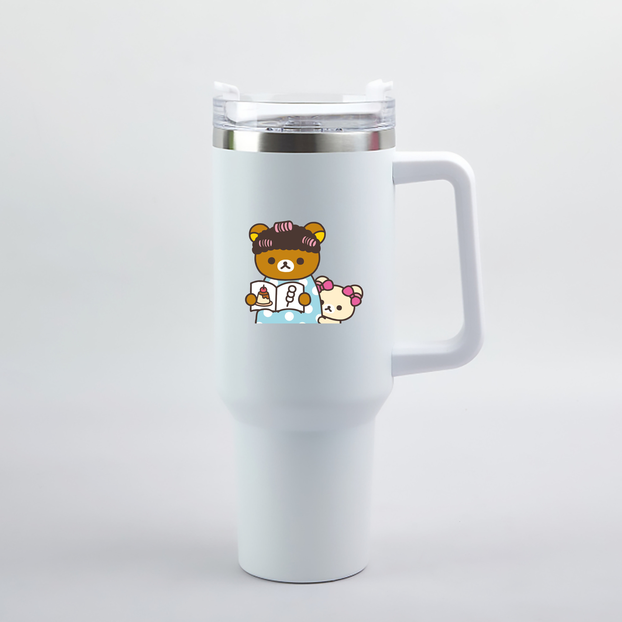 （画像用） リラックマ リラックマ キイロイトリ Rilakkuma Korilakkuma Kiiroitori 1200mL車用タンブラー（カラープリント）