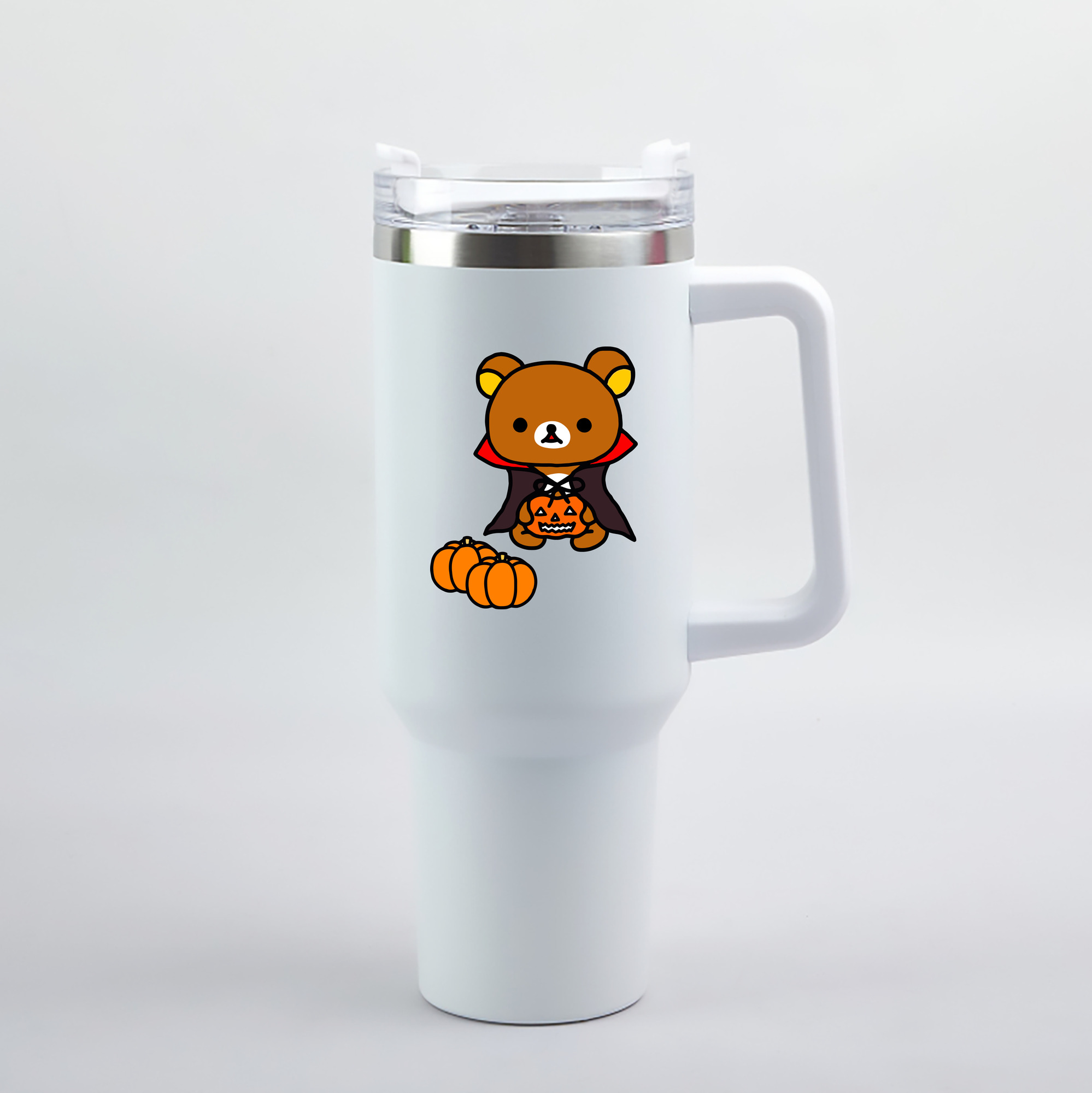 （画像用） リラックマ リラックマ キイロイトリ Rilakkuma Korilakkuma Kiiroitori 1200mL車用タンブラー（カラープリント）